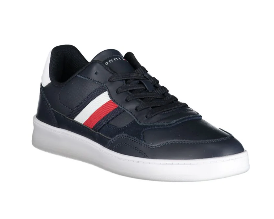 Tommy Hilfiger Men’s Blue Polyurethane Casual Sneaker