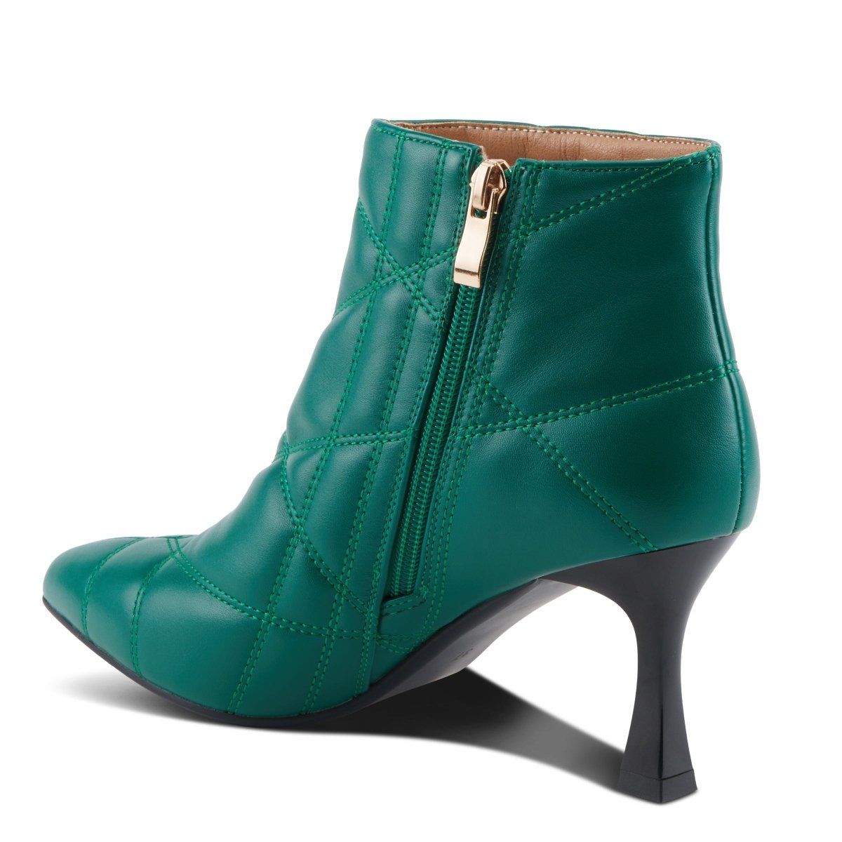 slim fit dress slacks Flora Women's Embroidered Boots (Emerald Green), 12 main image 0