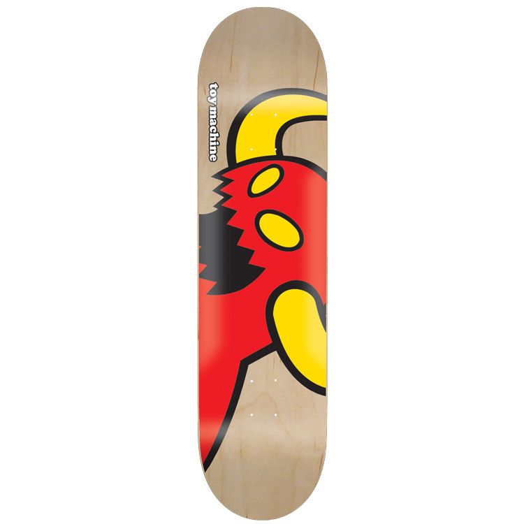Toy Machine Vice Monster Skateboard Deck - Natural - 7.5