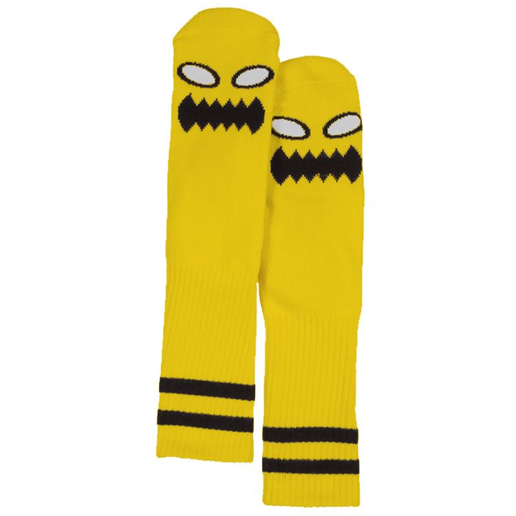 Toy Machine Monster Crew Socks - Yellow