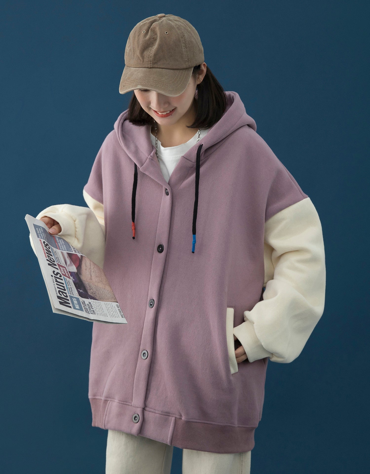 Niepce Women's Patchwork 1104 Casual Jacket