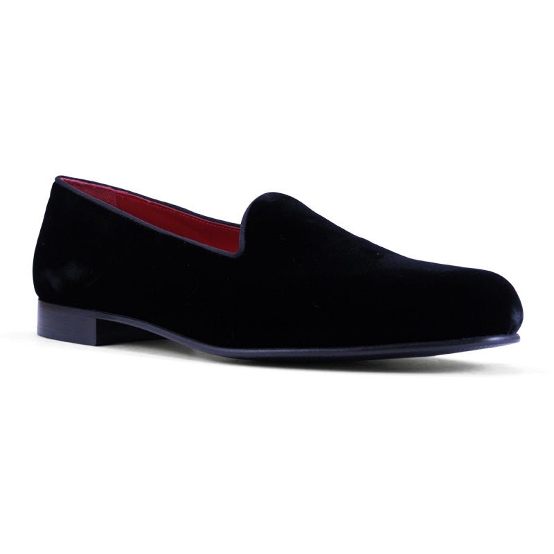10 - 102 - Blk Velvet Tux Shoe, Black Shop by Zelli Italia – Don't Panic Shoes