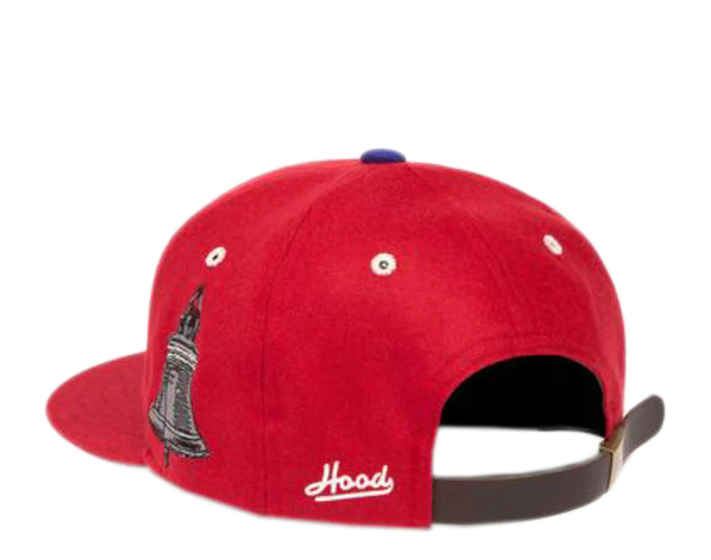 Hood Hat USA Fresh West Philly Leather Strapback Wool