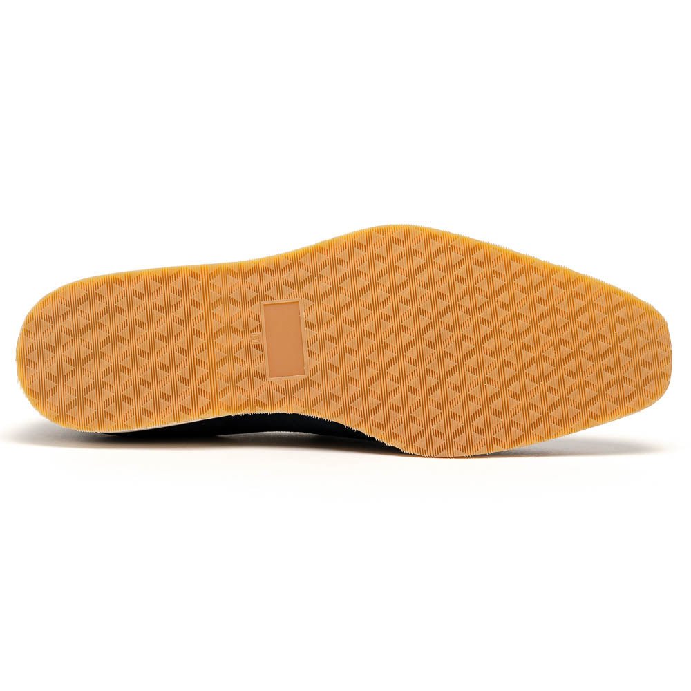 11 - 020 - Gry Meo 3 Sueded Goatskin Penny Loafer, Gray Sale by Zelli Italia – Don't Panic Shoes