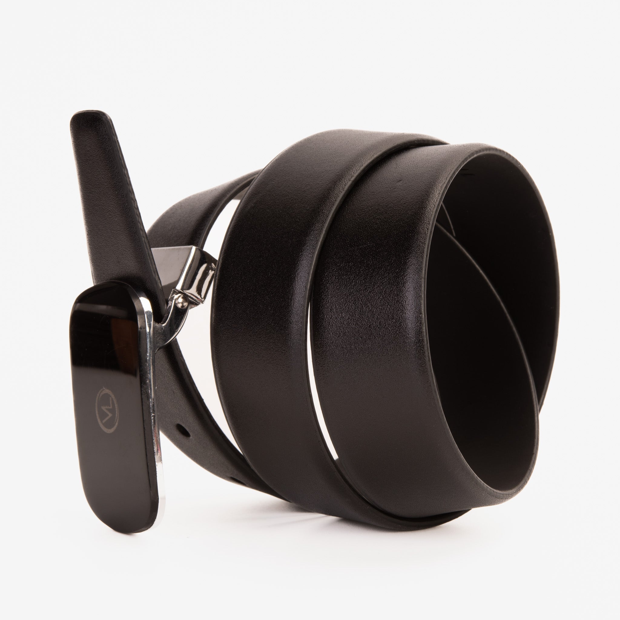The Marzano Black Color Calfskin Belt