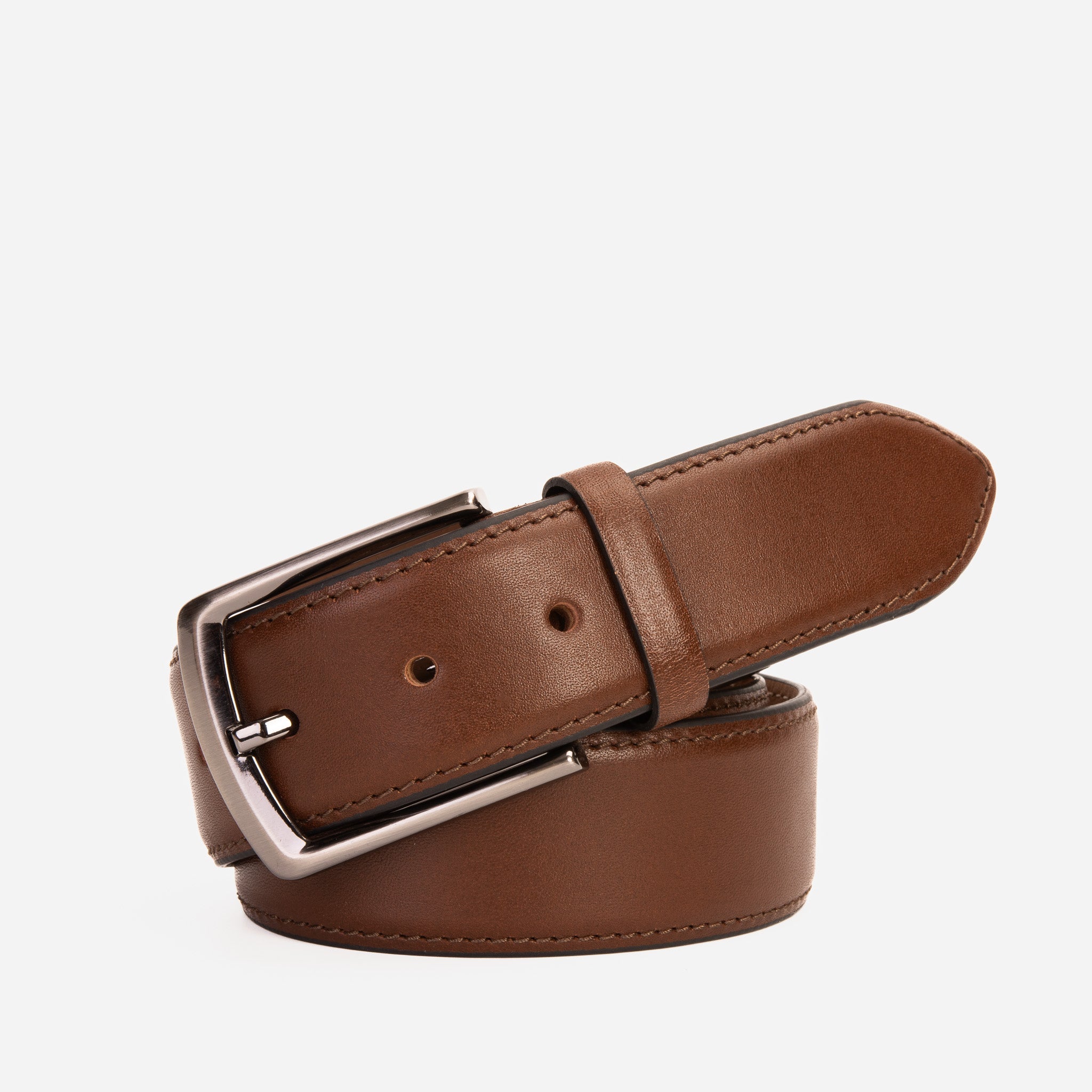 The Torino Brown Calfskin Belt