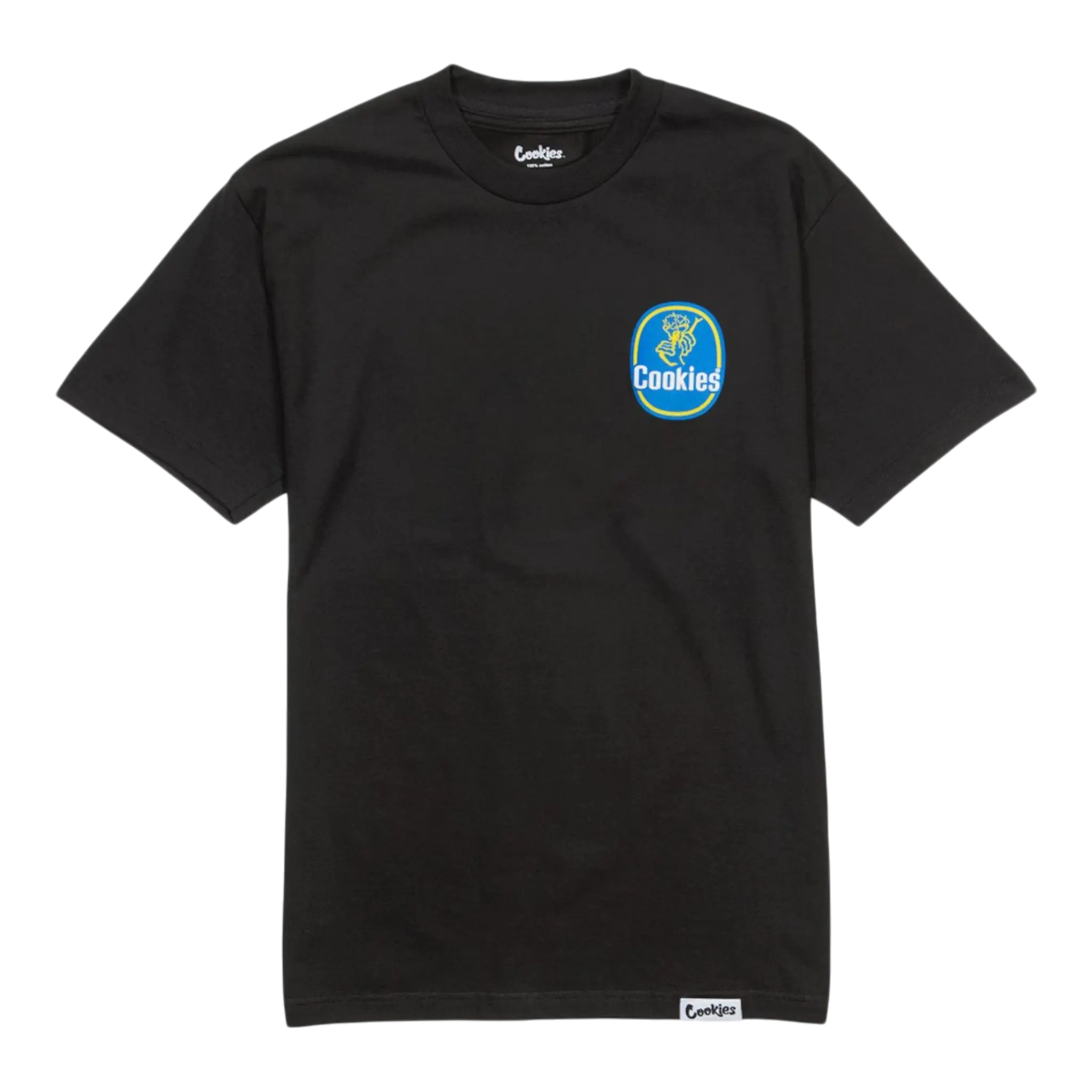 Cookies Classic Arch Logo T Shirt Men's Cotton Black