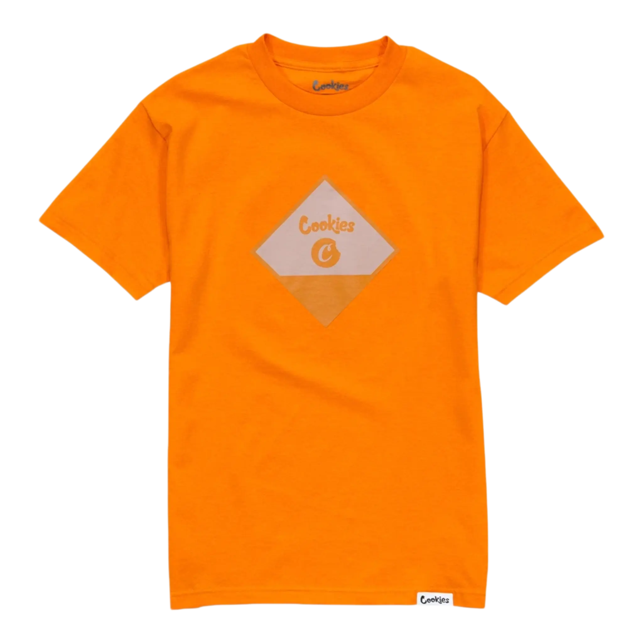 Cookies Classic Logo T Shirt Men's Premium Cotton Orange