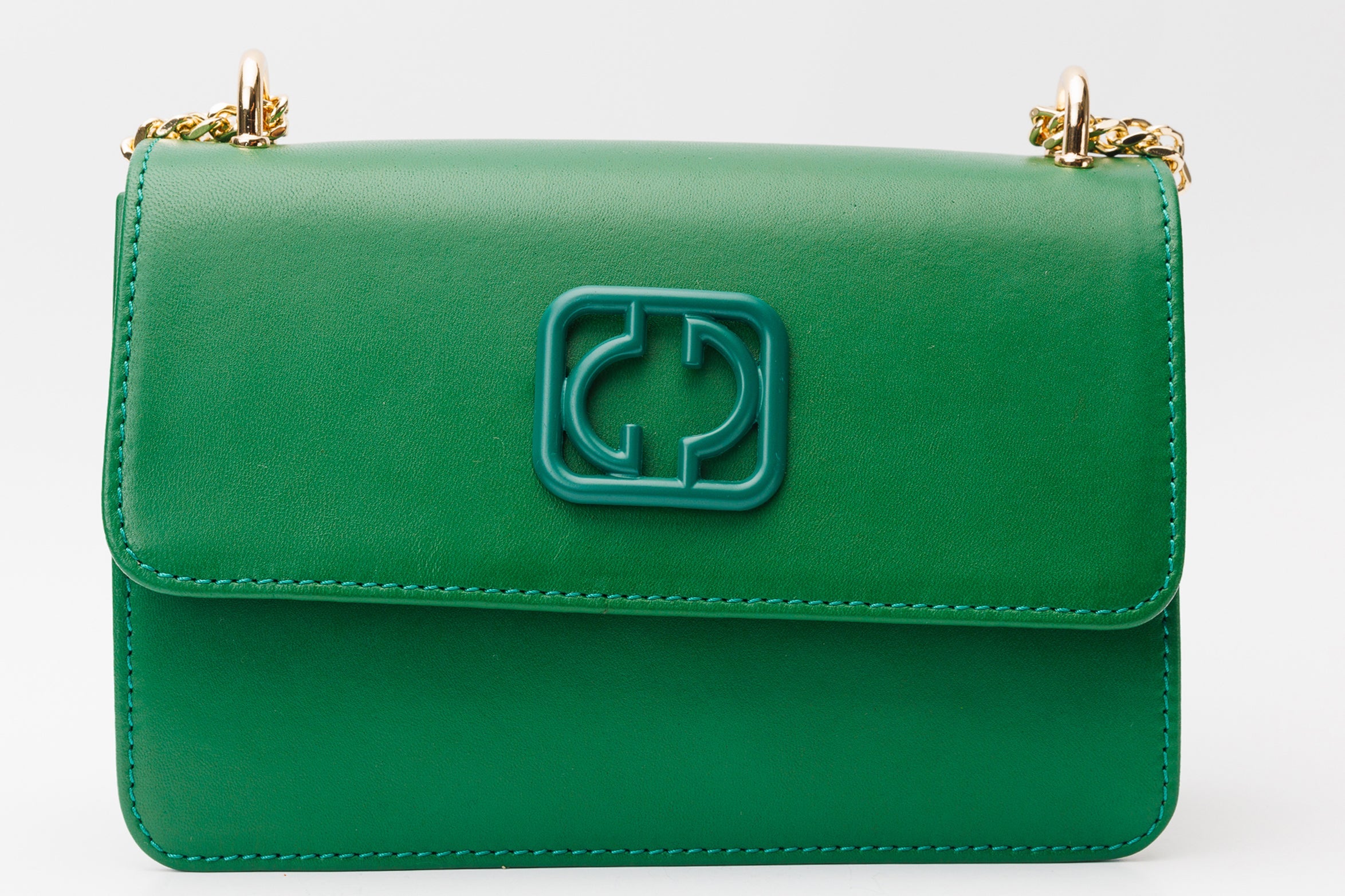 The Maneadero Green Leather Handbag