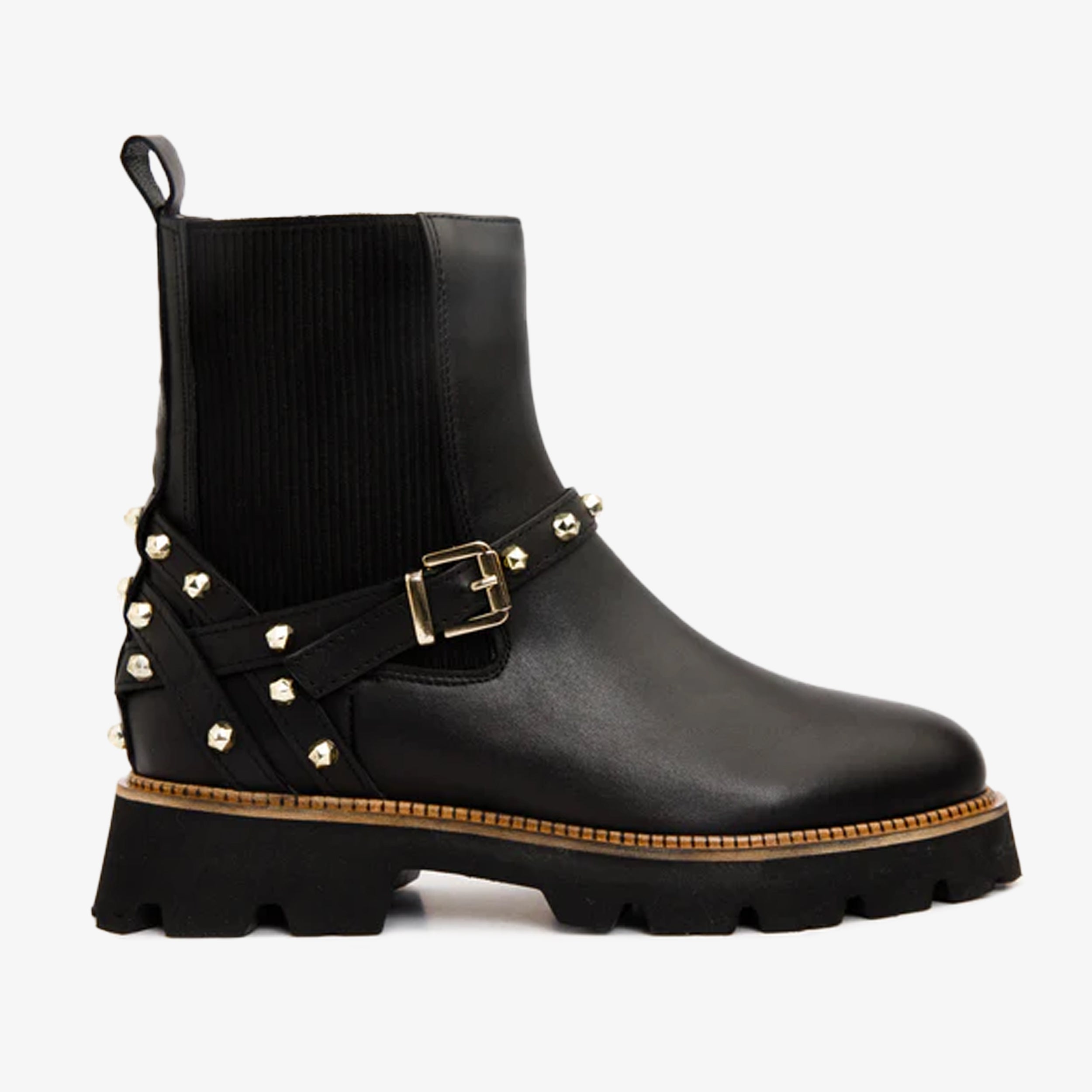 The Rabah Black Leather Women Boot Final Sale!