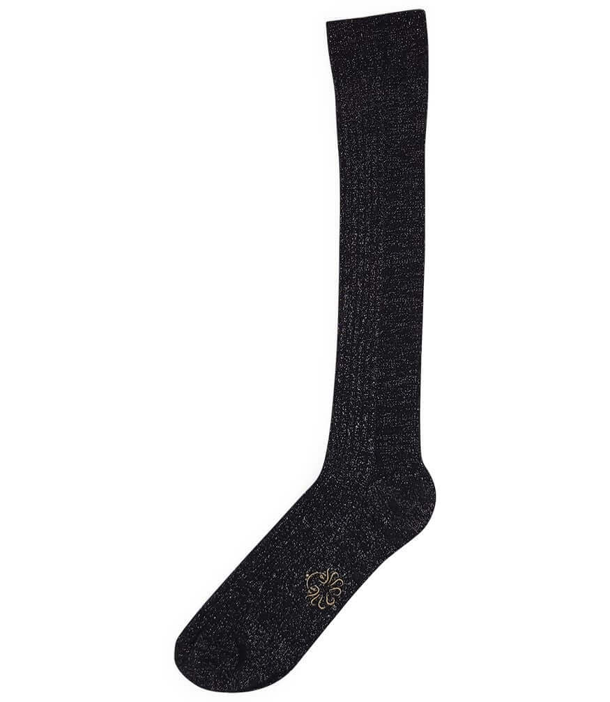 Madison Maison Alto Milano Black Donna Long Socks