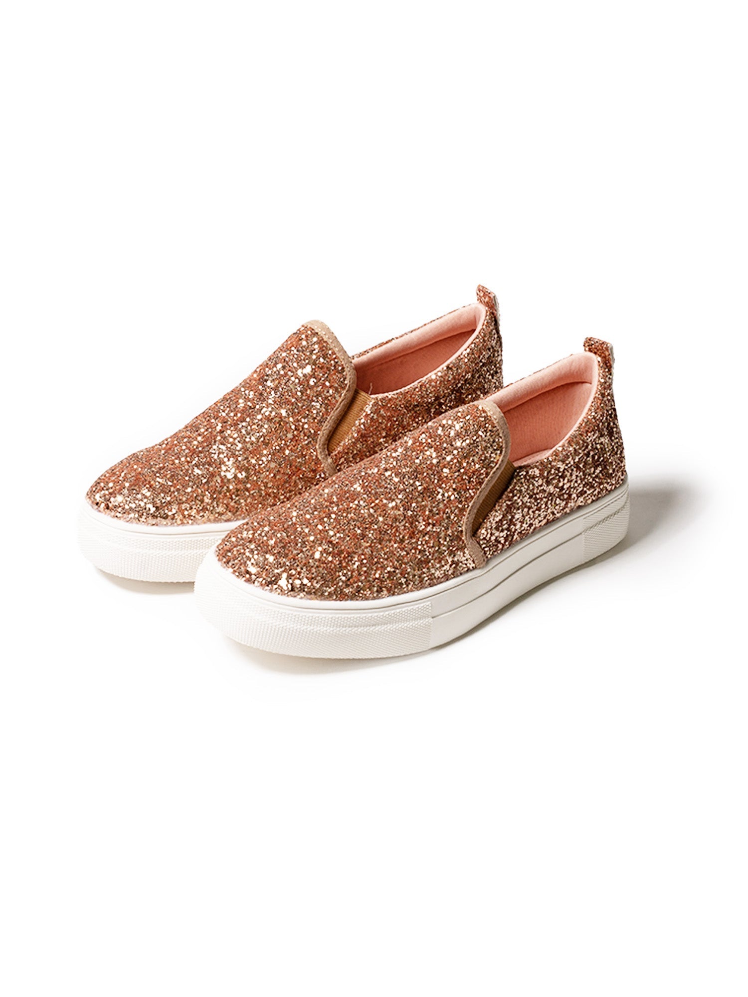 J Adams Shoes Women's Glimmer | Champagne Glitter