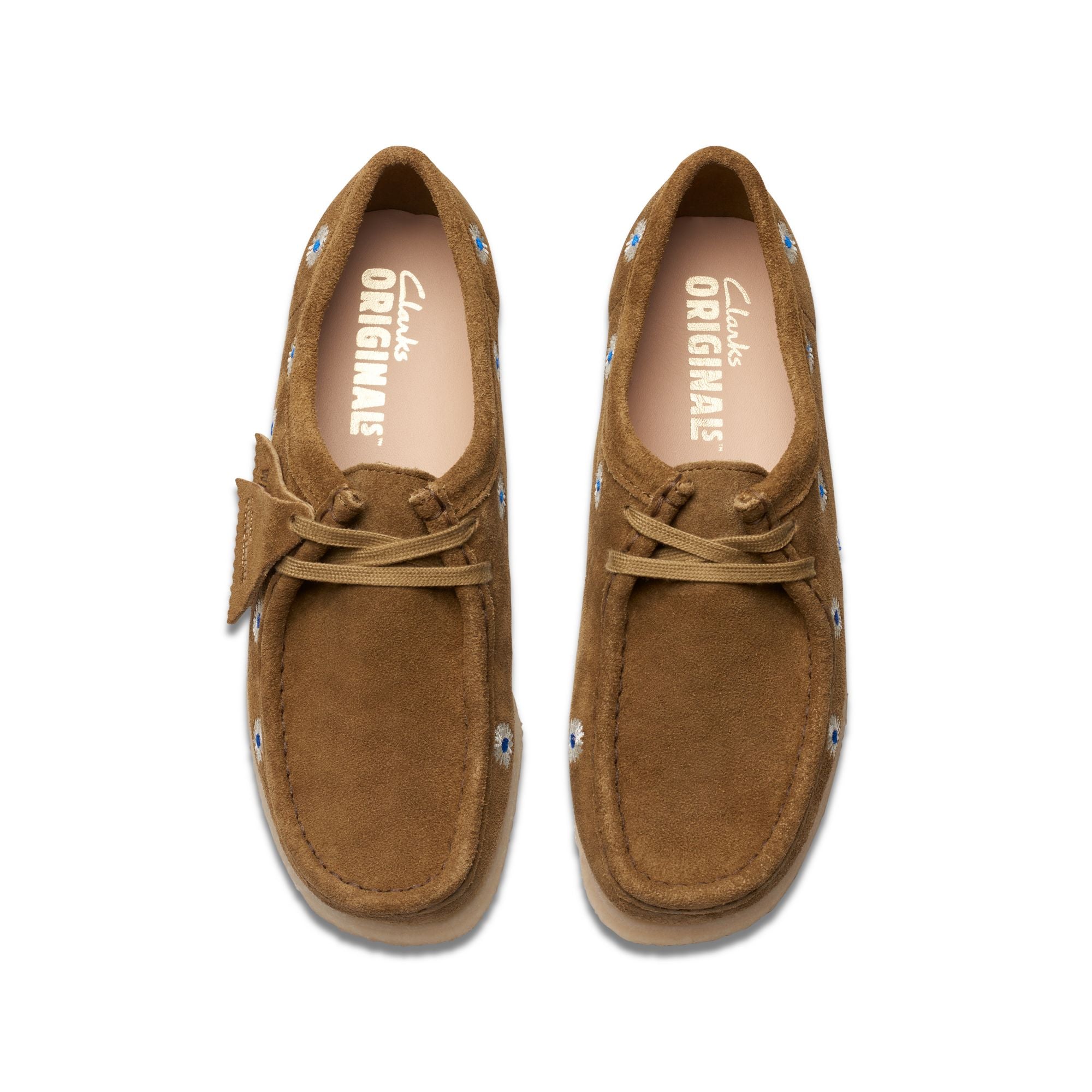 Clarks Originals Wallabee Dark Women's Dark Olive Embossed Casual Shoes