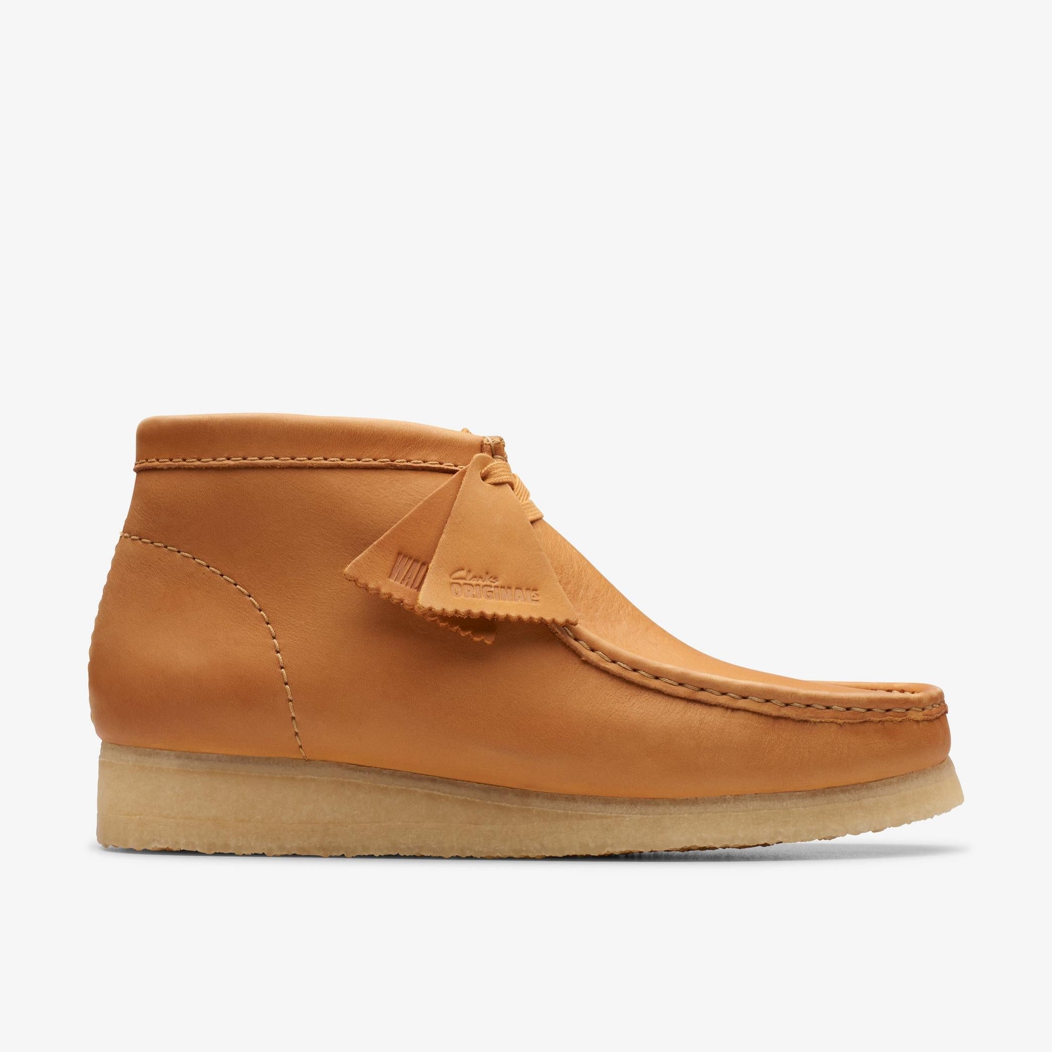 Clarks Originals Wallabee Boot Men's Tan Caramel Leather 26176627