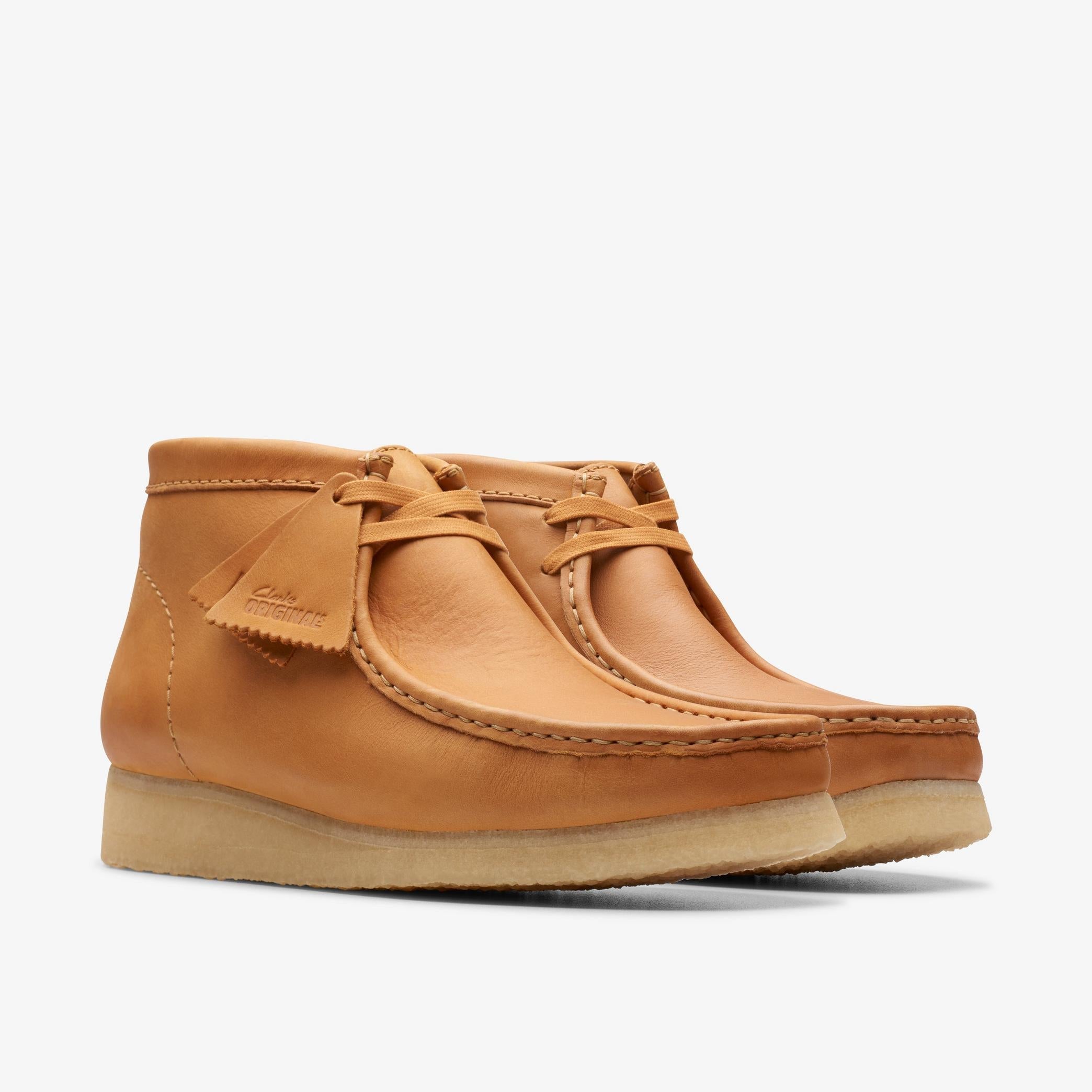 Clarks Originals Wallabee Boot Men's Tan Caramel Leather 26176627
