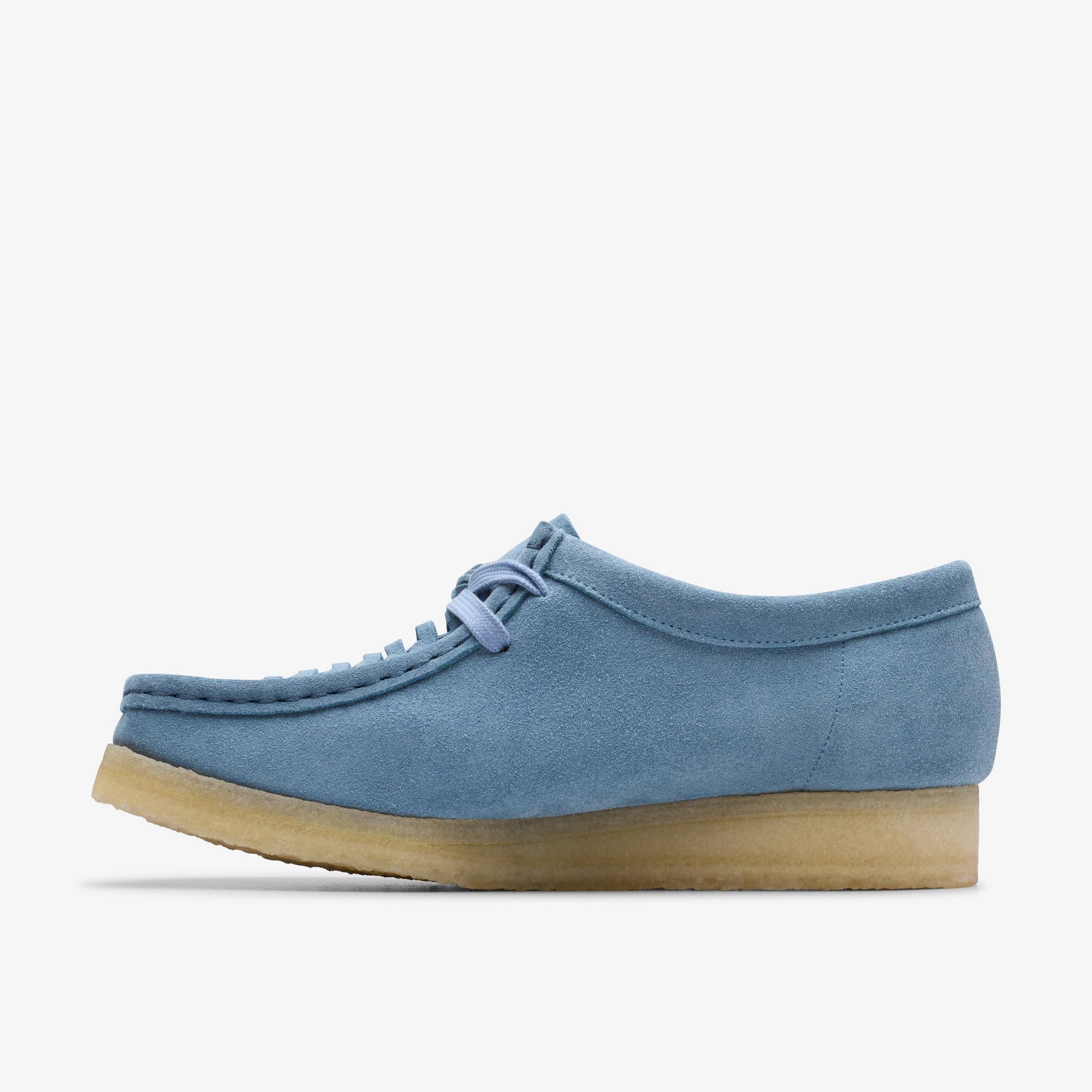 Clarks Originals Weave Women's Powder Blue Suede 26180614