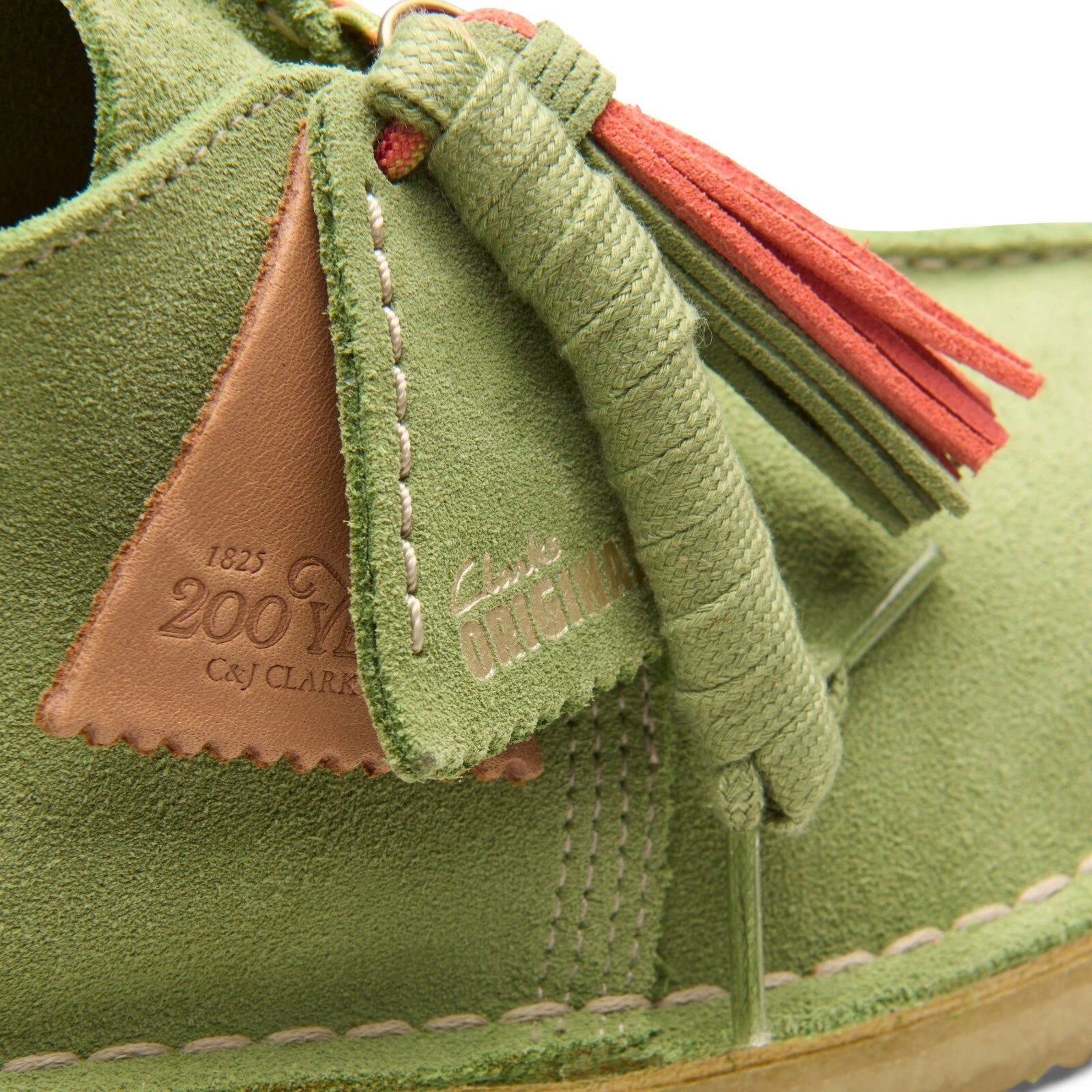 Clarks Originals Originals Desert Trek Men’s Green Apple Suede Bank Robbers 200th Anniversary Limited Edition 26180991