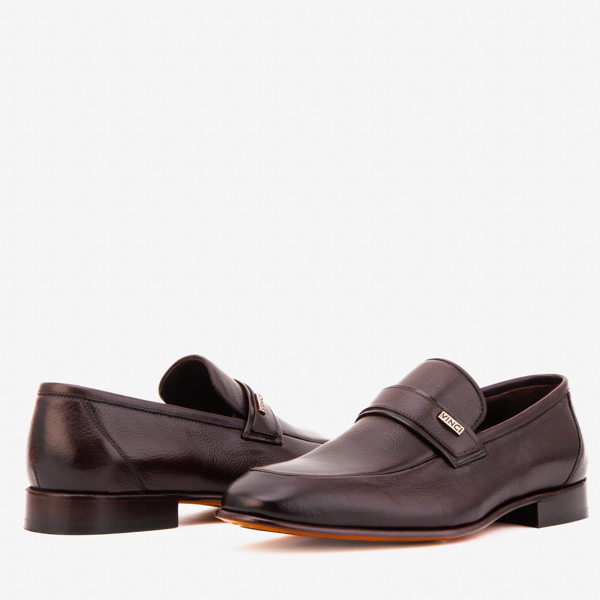 Vinci Leather Shoes The Ashford Baby Buffalo Leather Loafer Men Shoe