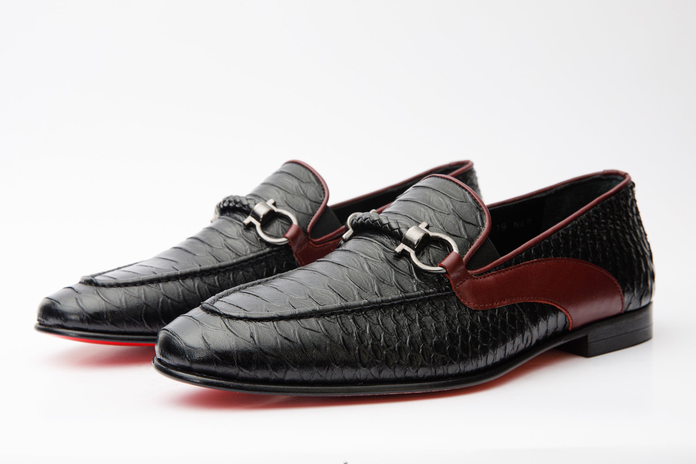 The Milano Black Shoe Bit Loafer Men Shoe Final Sale!