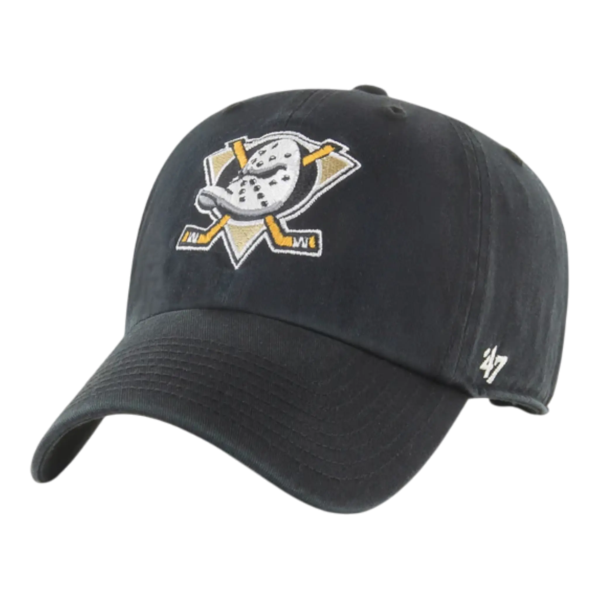 47 Brand Clean Up Anaheim Ducks Adjustable Strapback Black