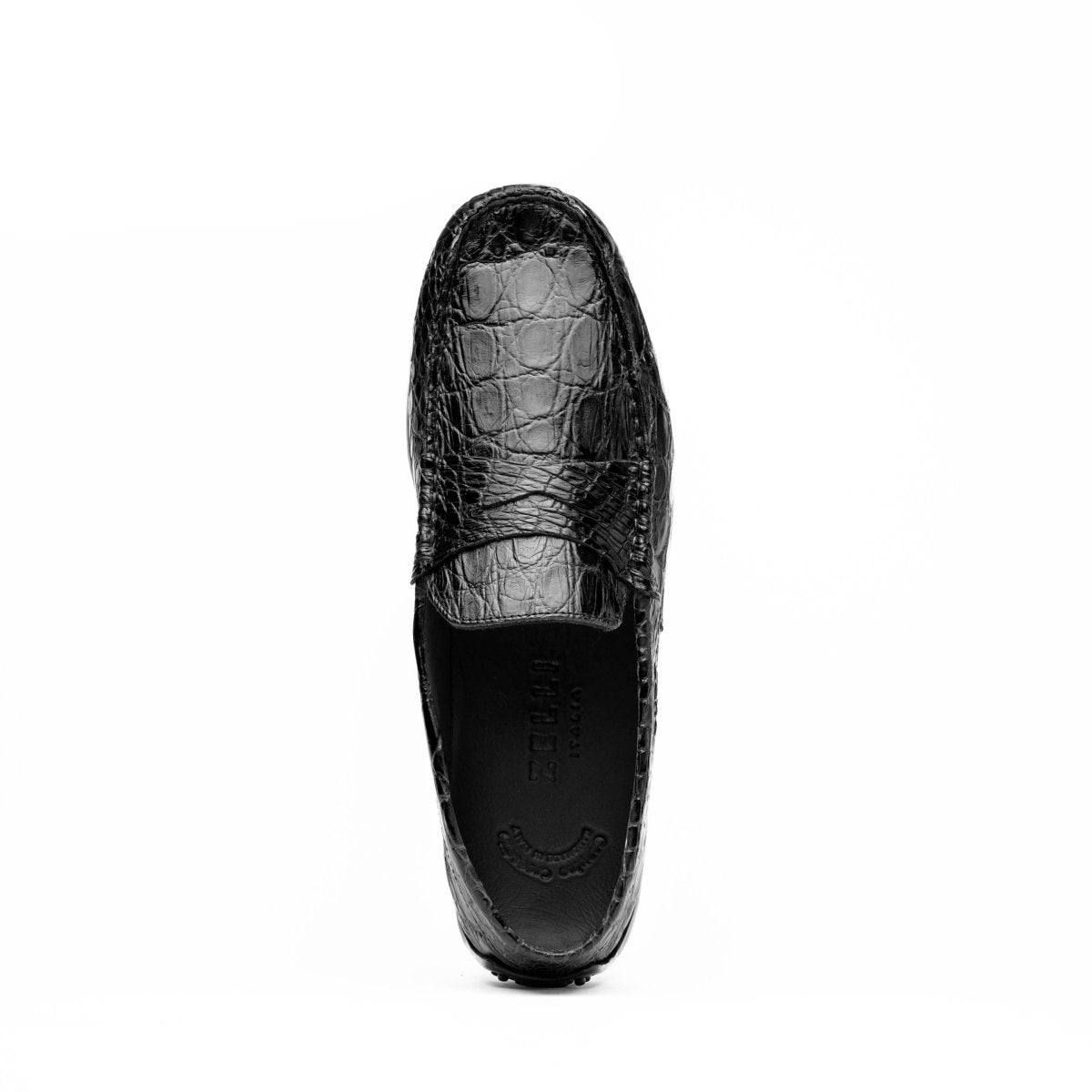 31 - 103 - Bkm Monza Crocodile Driver, Black Shop by Zelli Italia – Don't Panic Shoes
