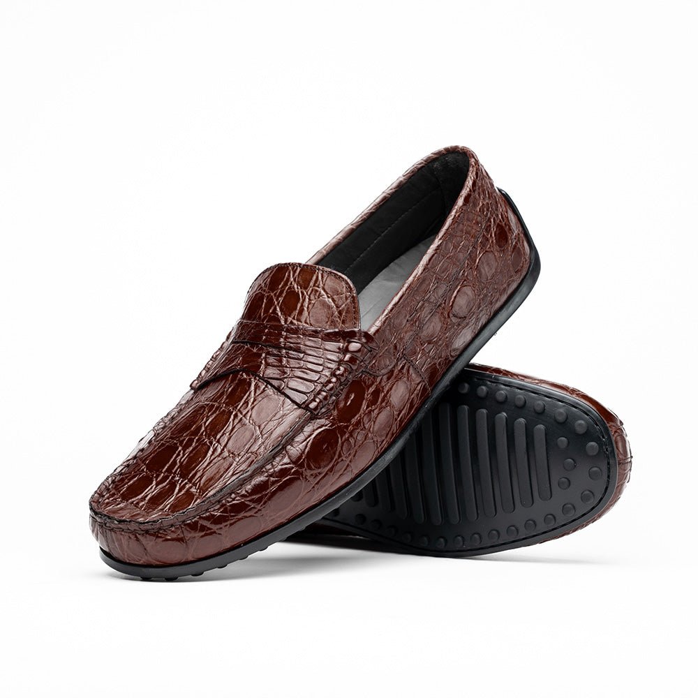 31 - 103 - Nic Monza Crocodile Driver, Nicotine Sale by Zelli Italia – Don't Panic Shoes