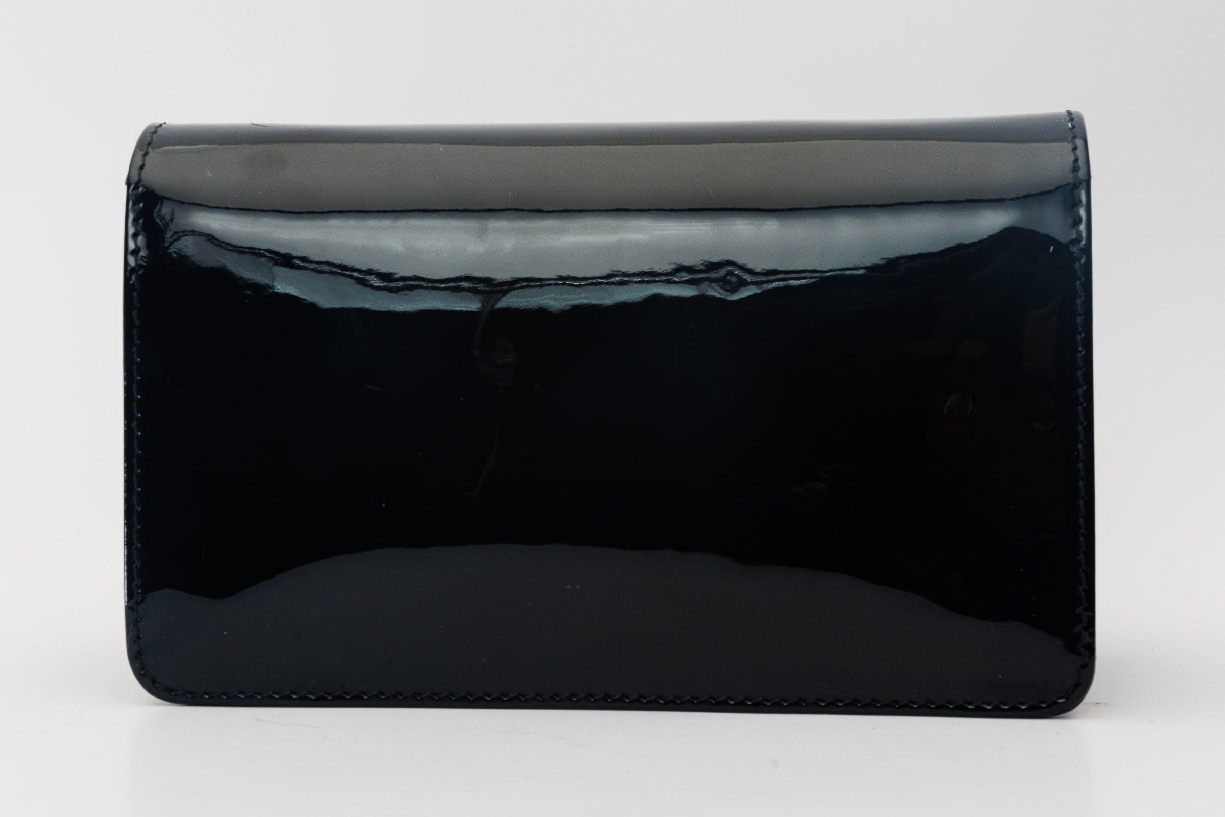 The Vigo Black Patent Leather Handbag