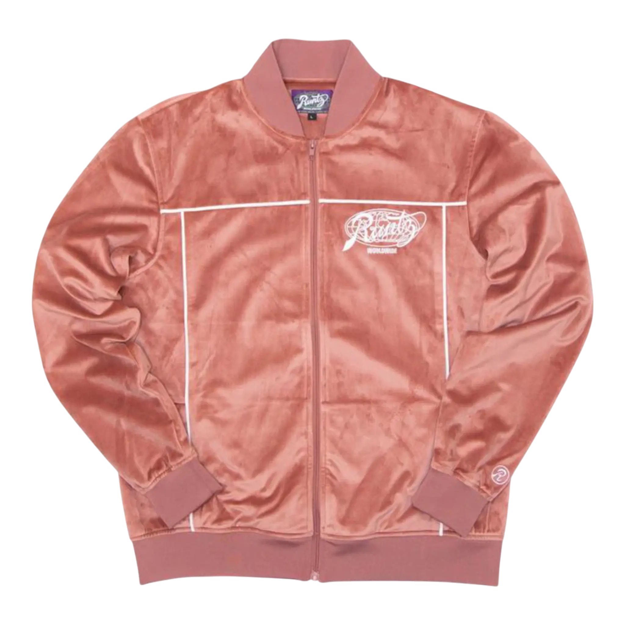 Runtz Around The World Velour Jacket Men’s Velour Rose