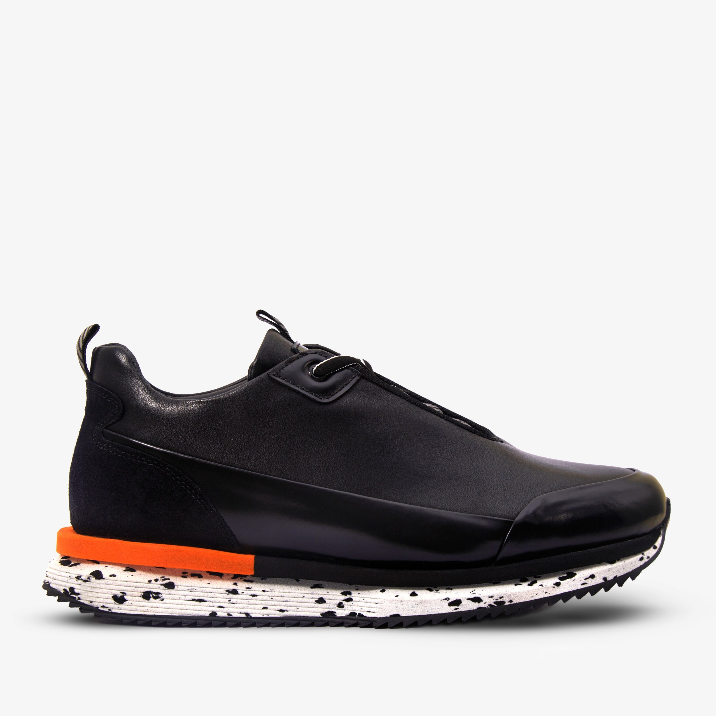 The Milford Black Leather Men Sneaker