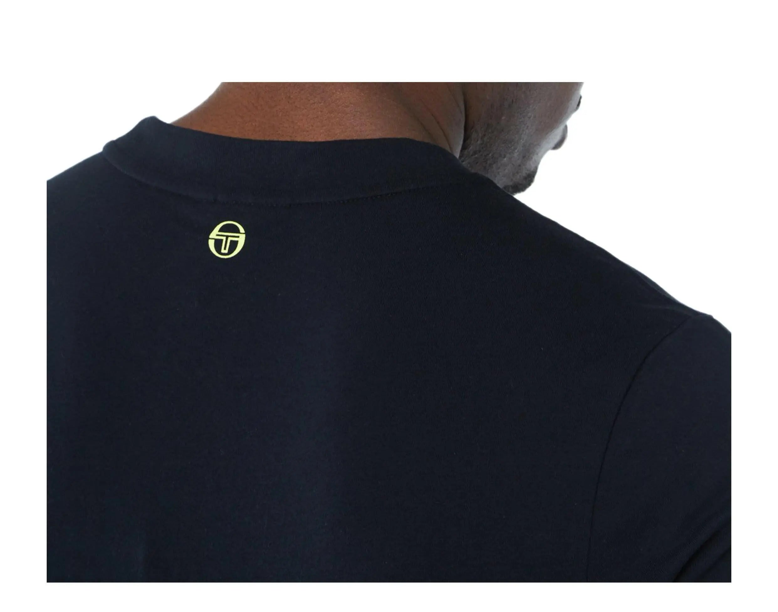 Sergio Tacchini Velocita Men's Cotton Crew Neck T Shirt