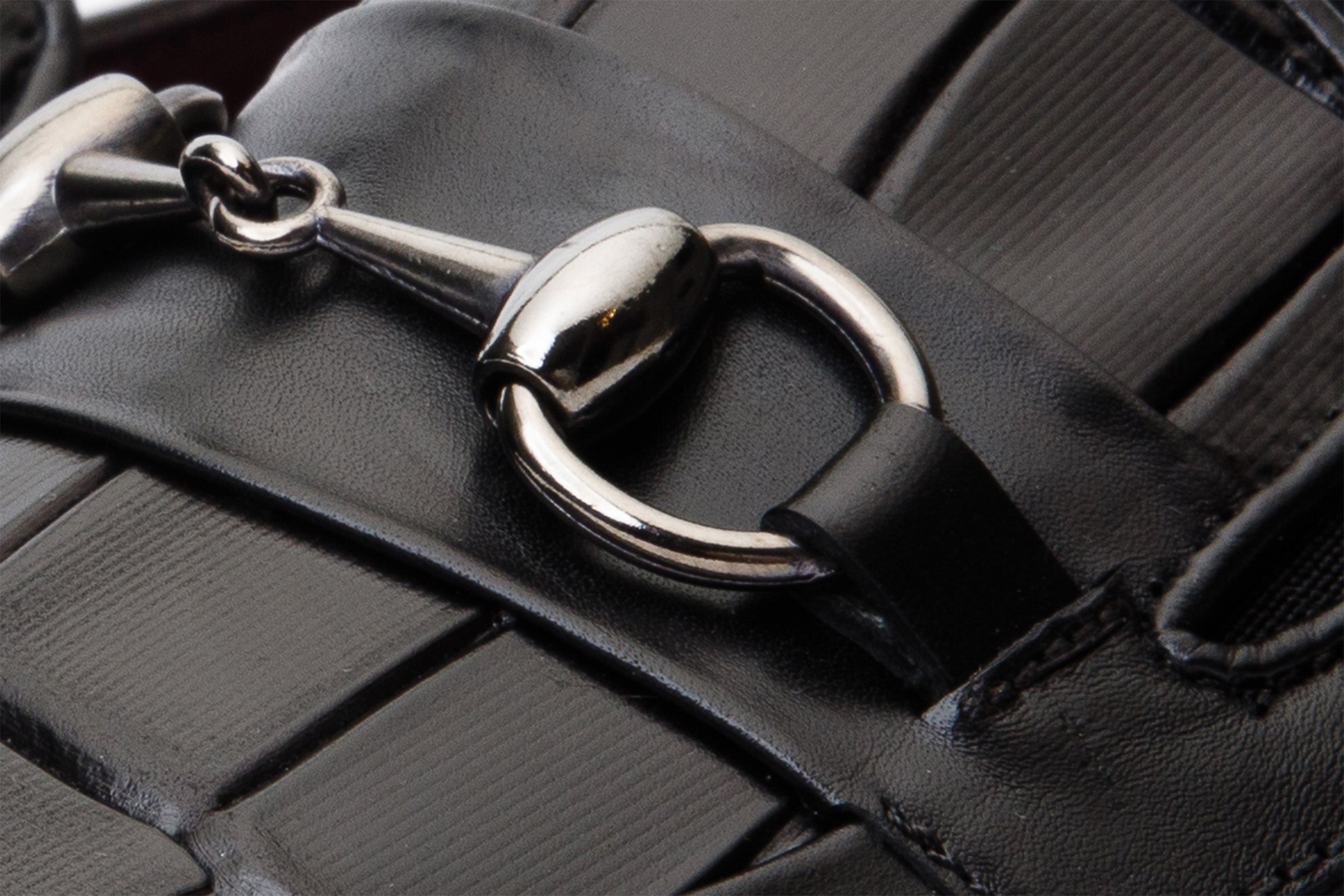 The Pusan Black Leather Bit Loafer Men Shoe Final Sale!