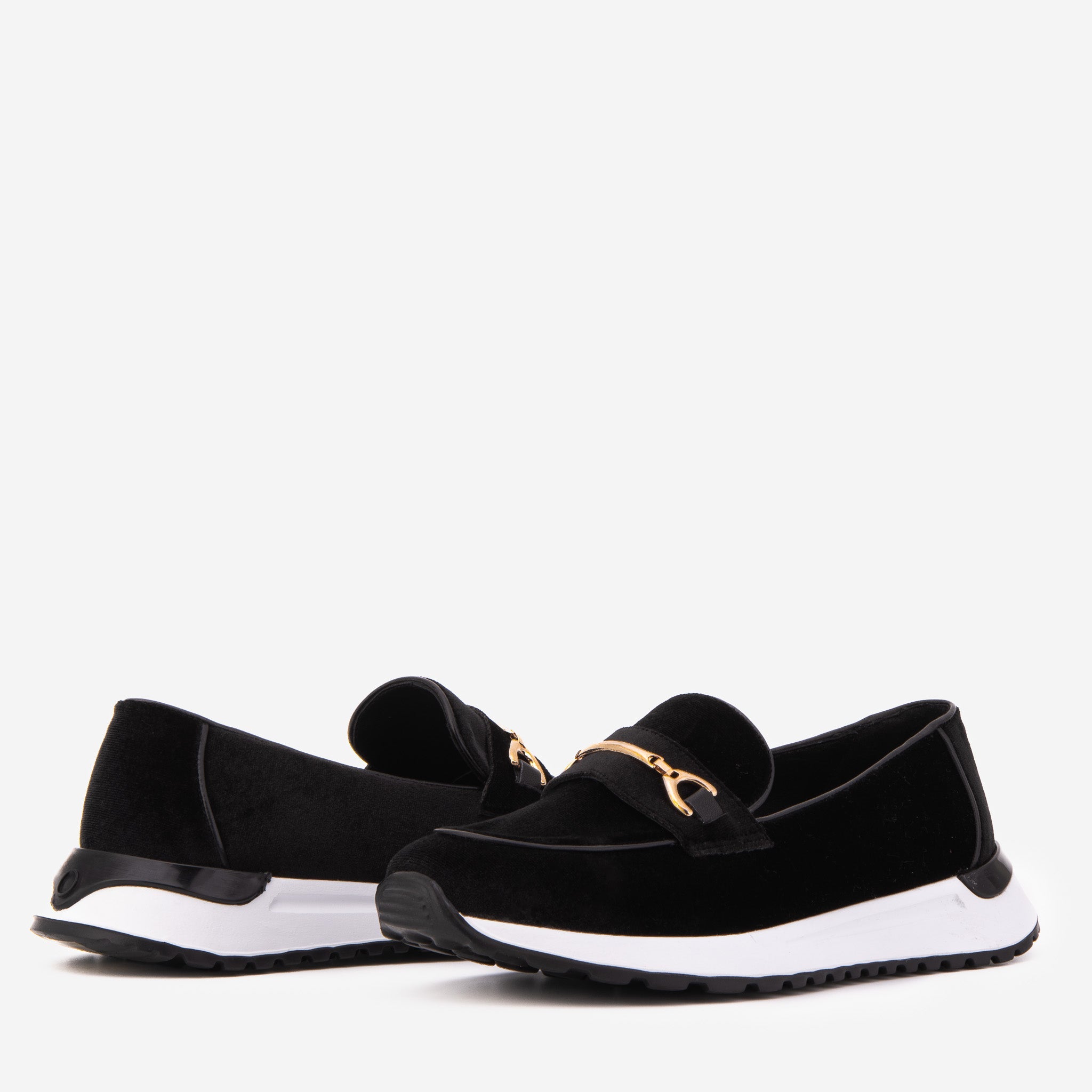 The Milan Black Leather Women Sneaker