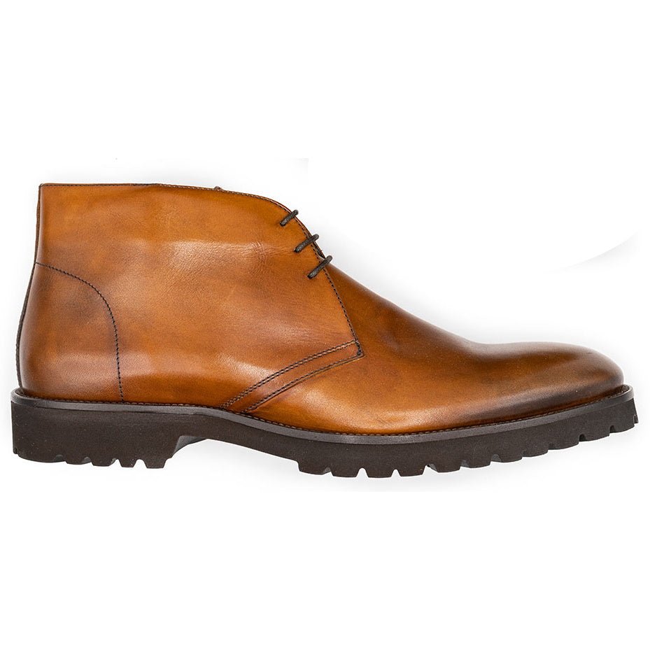 45 - 560 - Sch Marco Burnished Baby Calfskin Chukka Boot, Scotch Sale by Zelli Italia – Don't Panic Shoes
