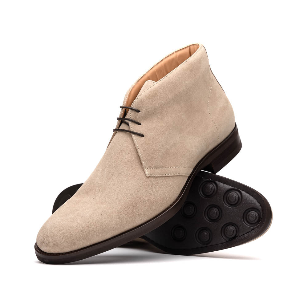 46 - 592 - Snd Marco Suede Calfskin Chukka Boot Sand Shop by Zelli Italia – Don't Panic Shoes