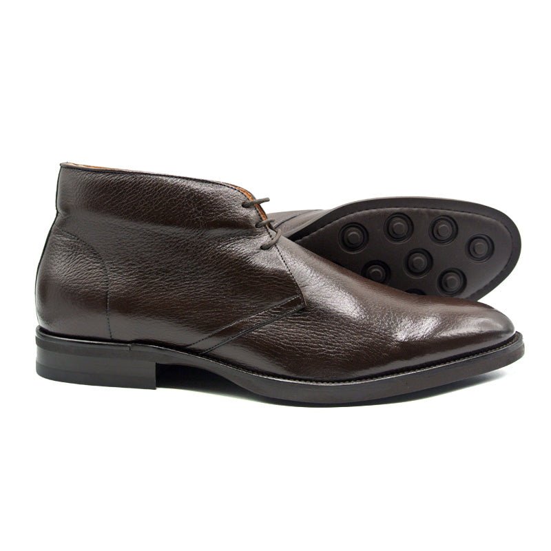 48 - 590 - Dbr Marco Deerskin Chukka Boot, Dark Brown Sale by Zelli Italia – Don't Panic Shoes