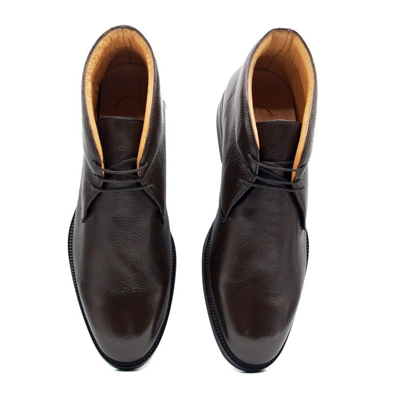 48 - 590 - Dbr Marco Deerskin Chukka Boot, Dark Brown Sale by Zelli Italia – Don't Panic Shoes