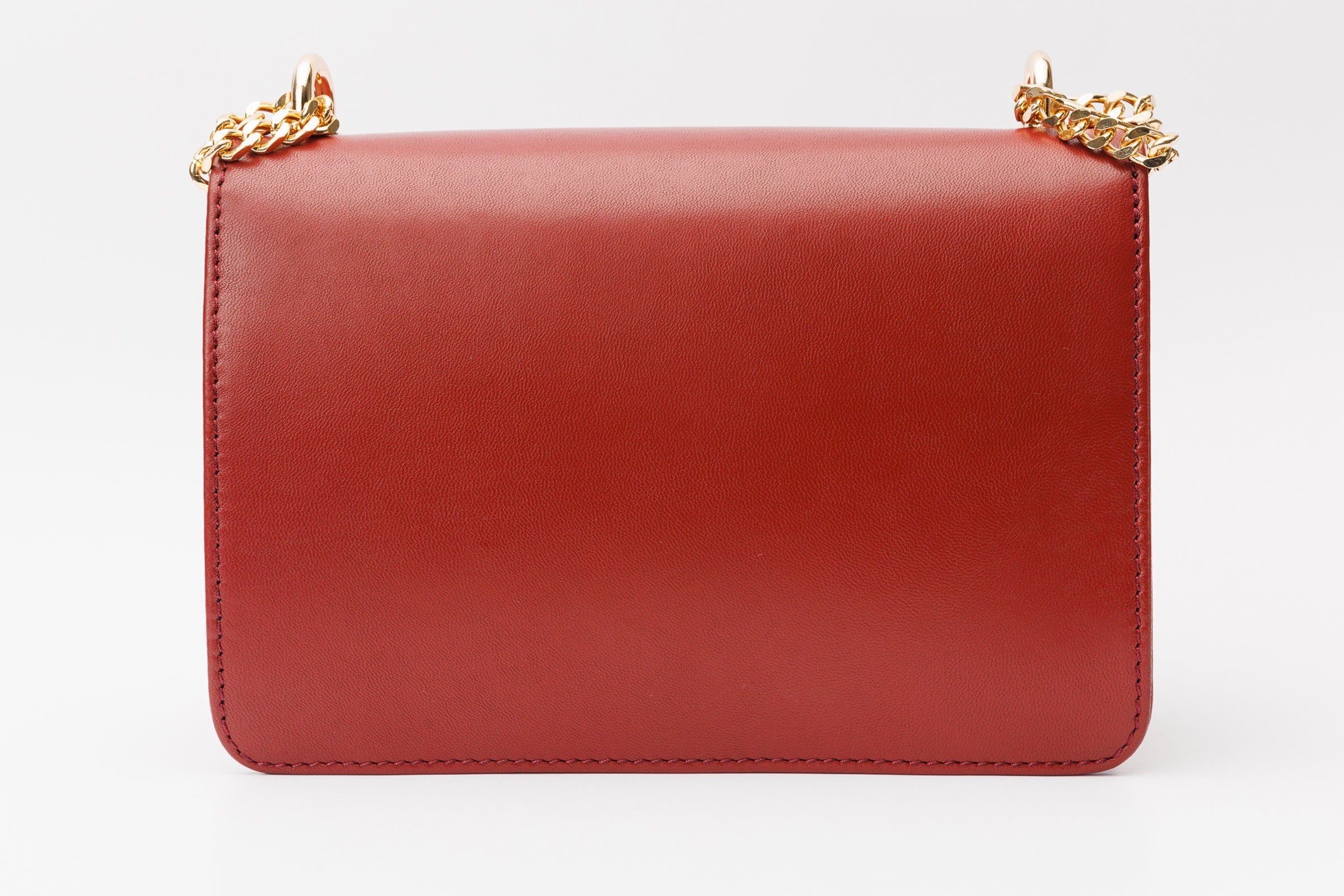 The Maneadero Dark Red Leather Handbag