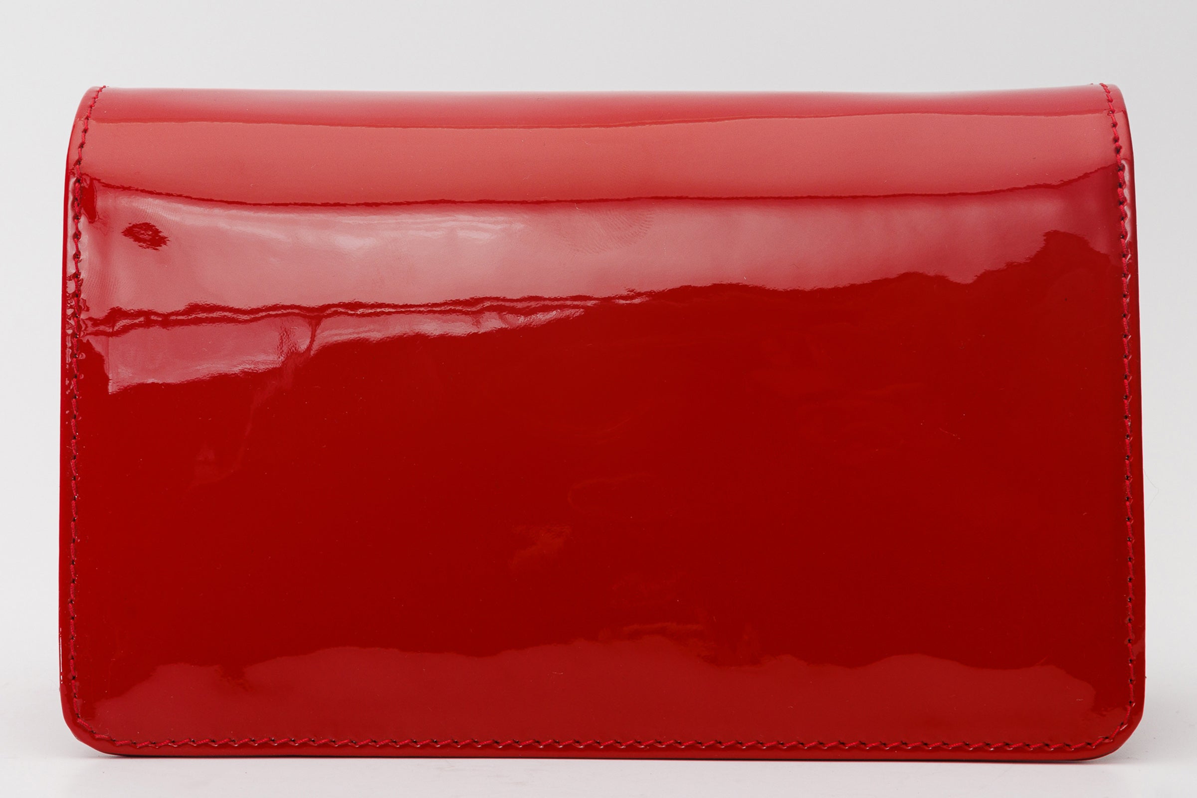 The Vigo Red Patent Leather Handbag