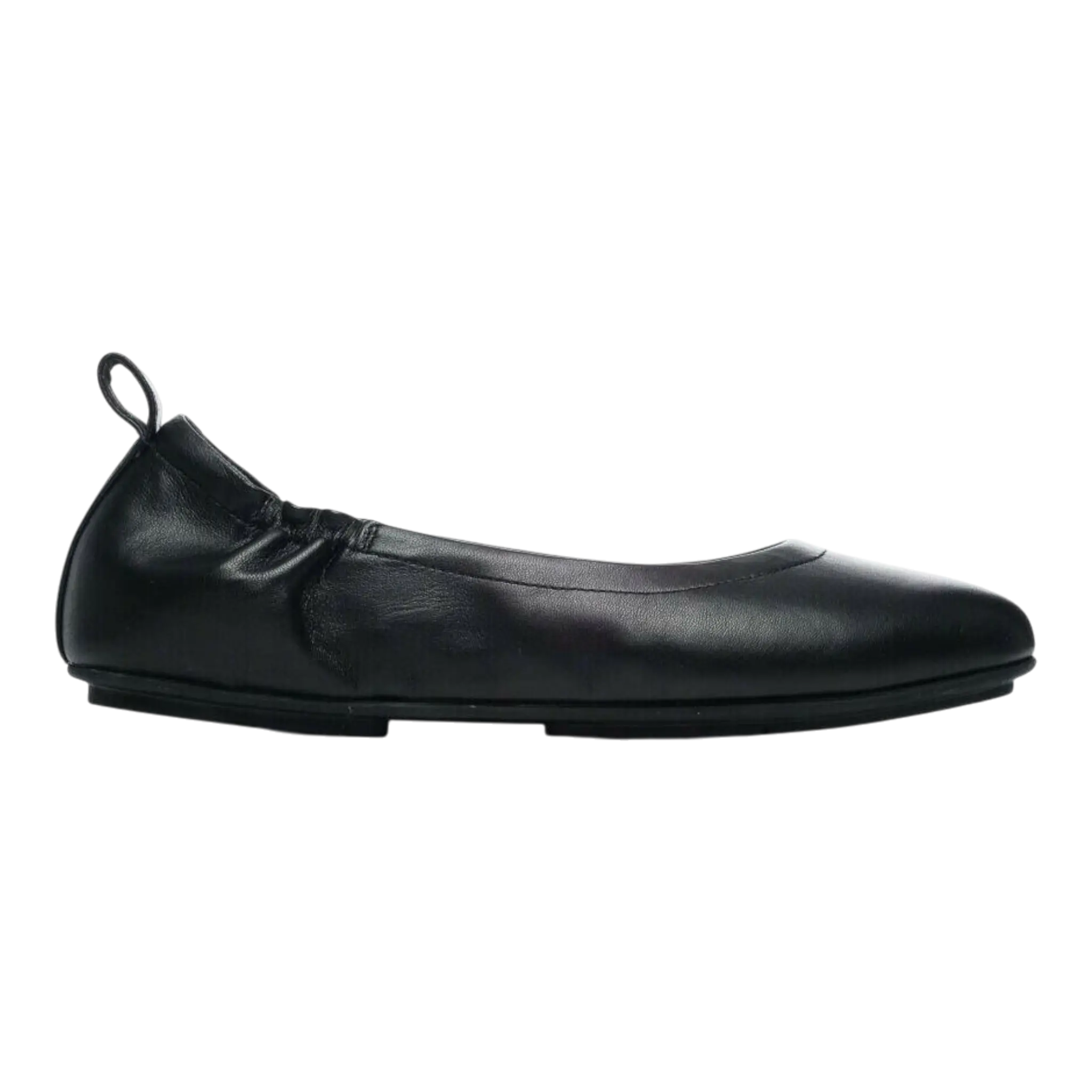 FitFlop Allegro Ballerinas Pumps Women's Black Leather Slip-On Shoes