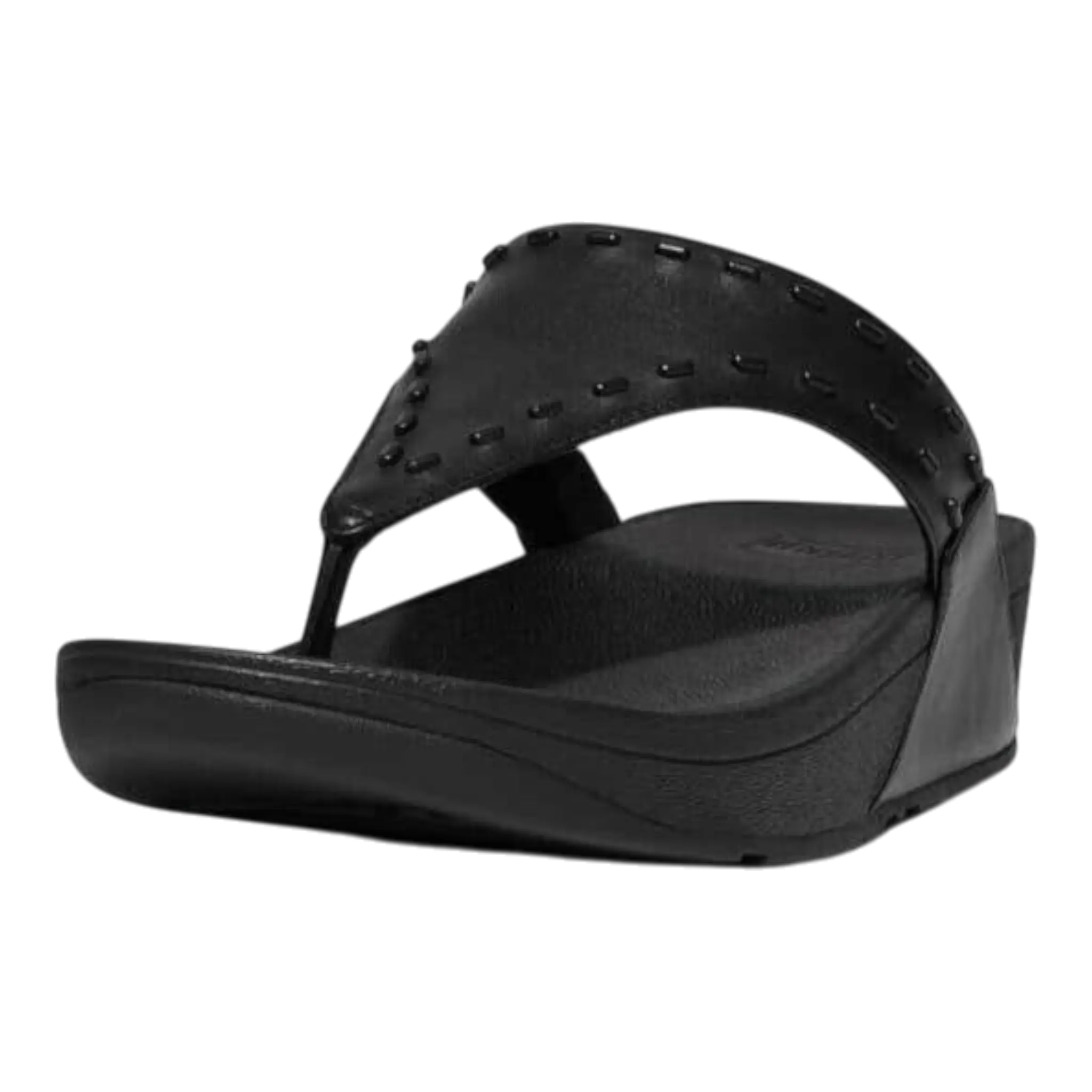 FitFlop Lulu Toe Post Women’s Leather Black GB1-001