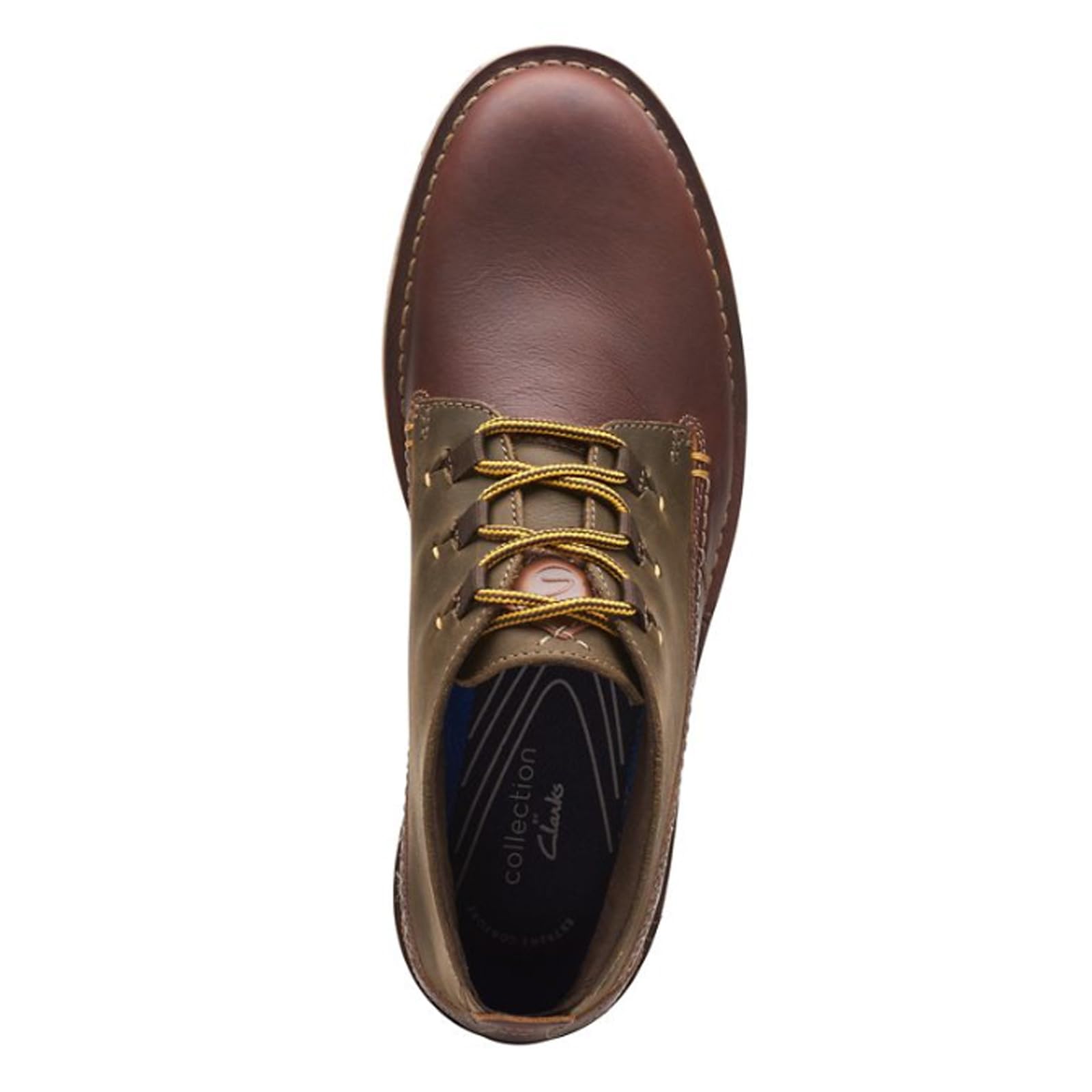 Clarks Eastford Mid Men's Olive Combi Shoes