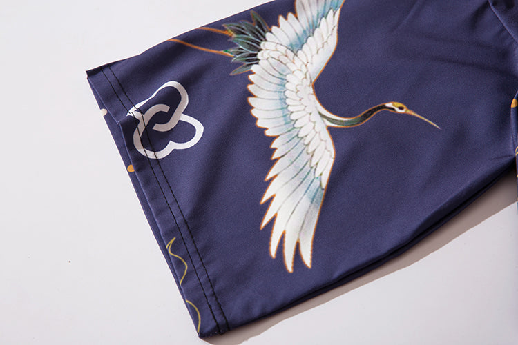 Niepce YC6316 Purple Cranes Kimono