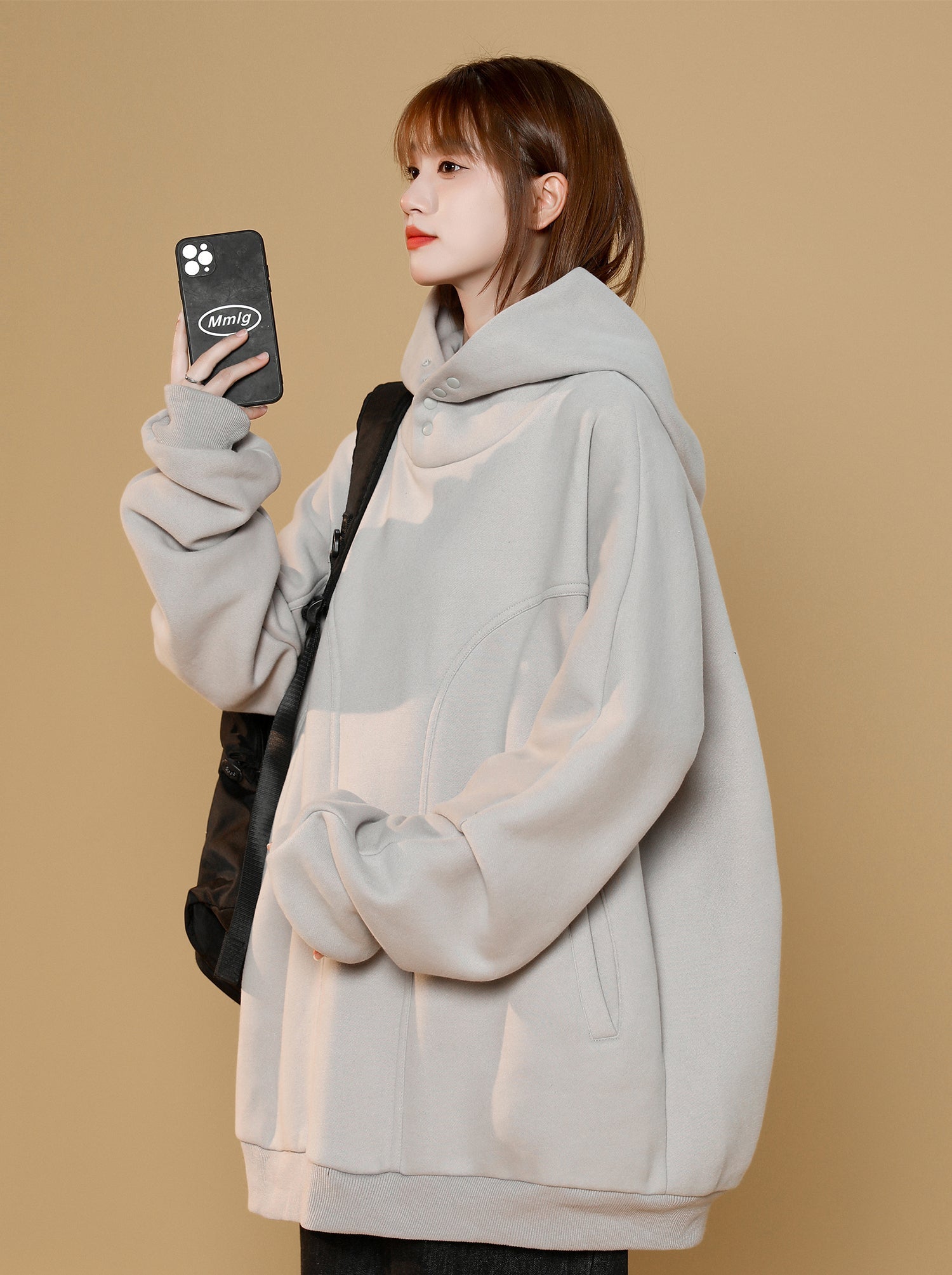 Niepce Women's Casual Hidden Hoodie