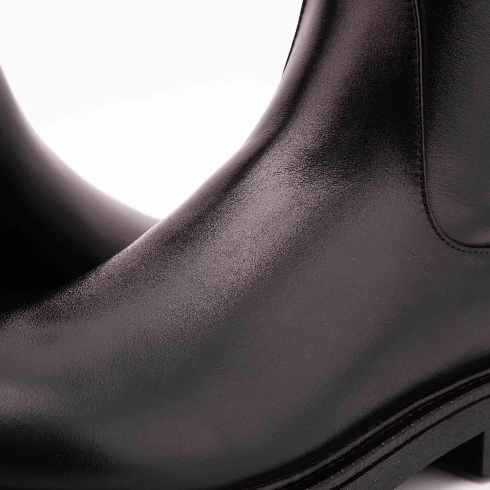 Vinci Leather Shoes The Bellina Black Leather Women’s Knee-High Women Boot