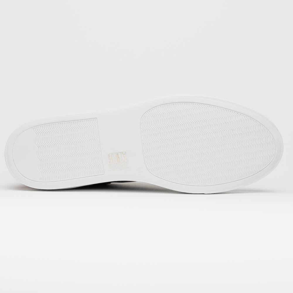 65 - 229 - Olv Diaz Rubberized Calfskin Sneaker Olive Green Sale by Zelli Italia – Don't Panic Shoes