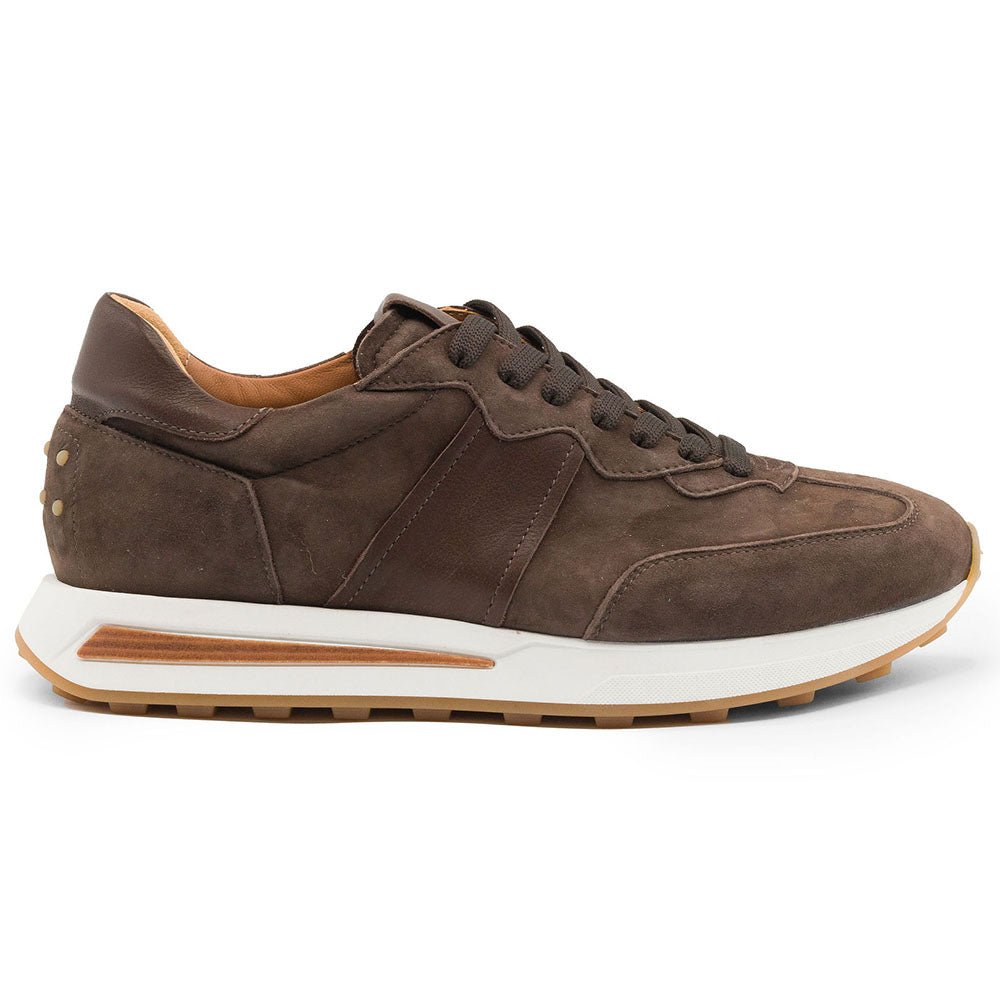 66 - 265 - Nic Roxi Suede And Calfskin Sneaker, Nicotine Shop by Zelli Italia – Don't Panic Shoes