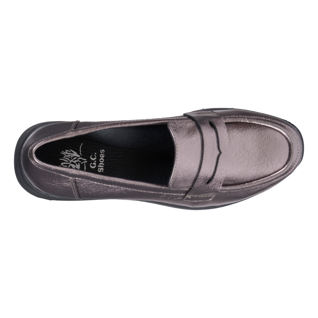 GC Shoes Women's Esther Pewter Loafers