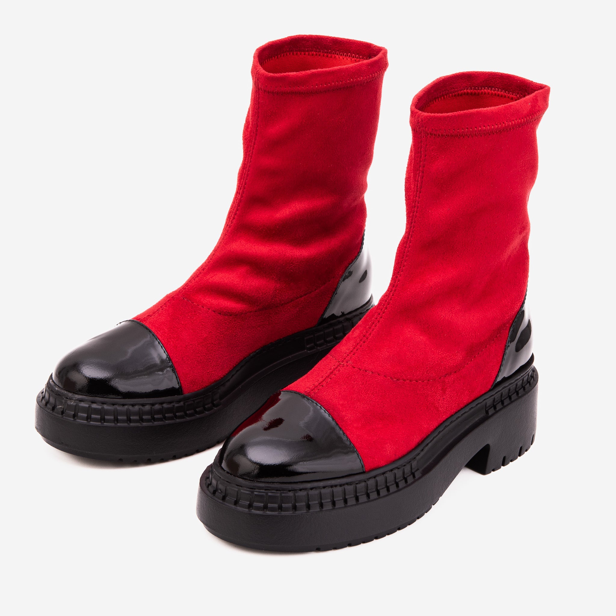 The Sorella Red Tip Suede Leather Women’s Boot