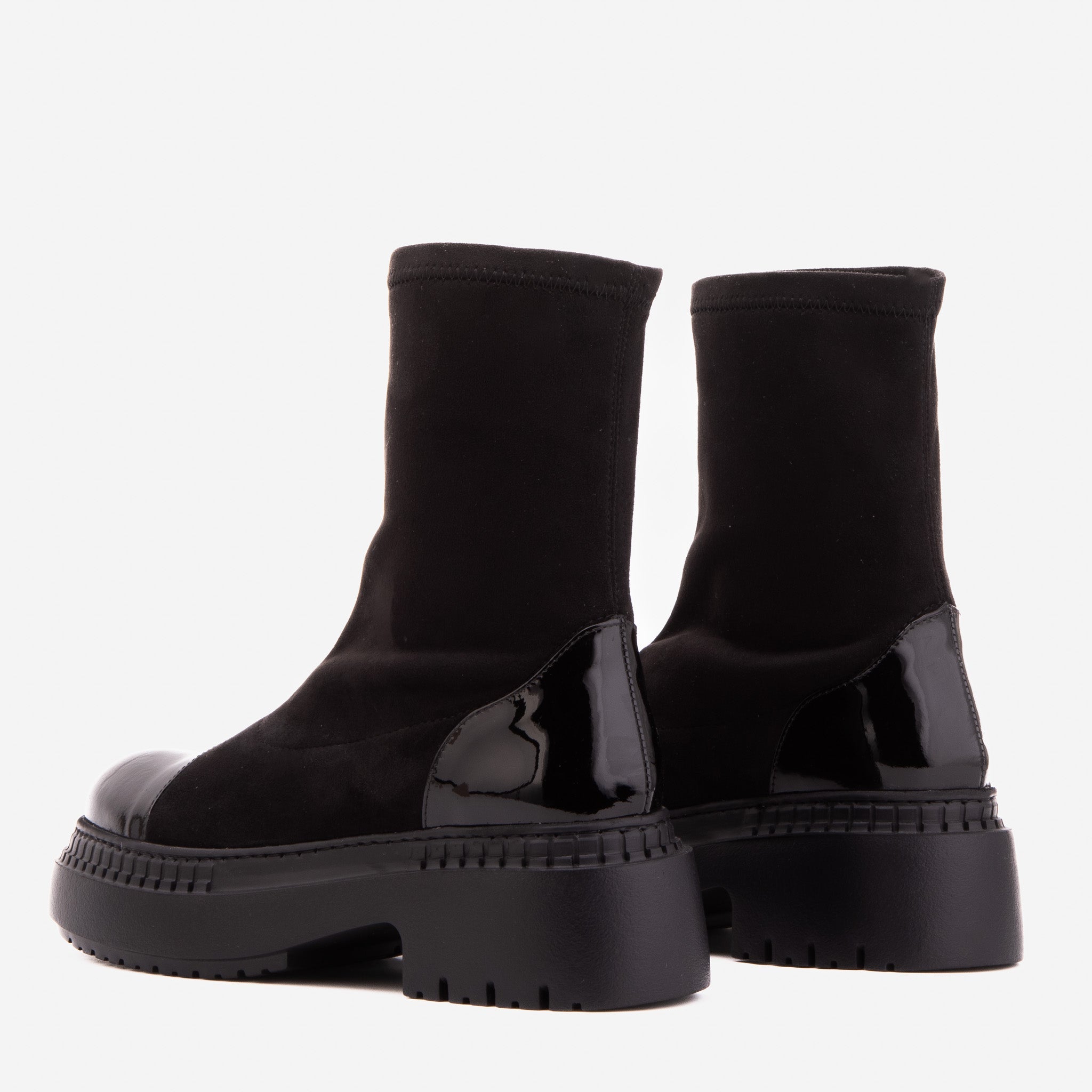 The Sorella Black Tip Suede Leather Women’s Boot