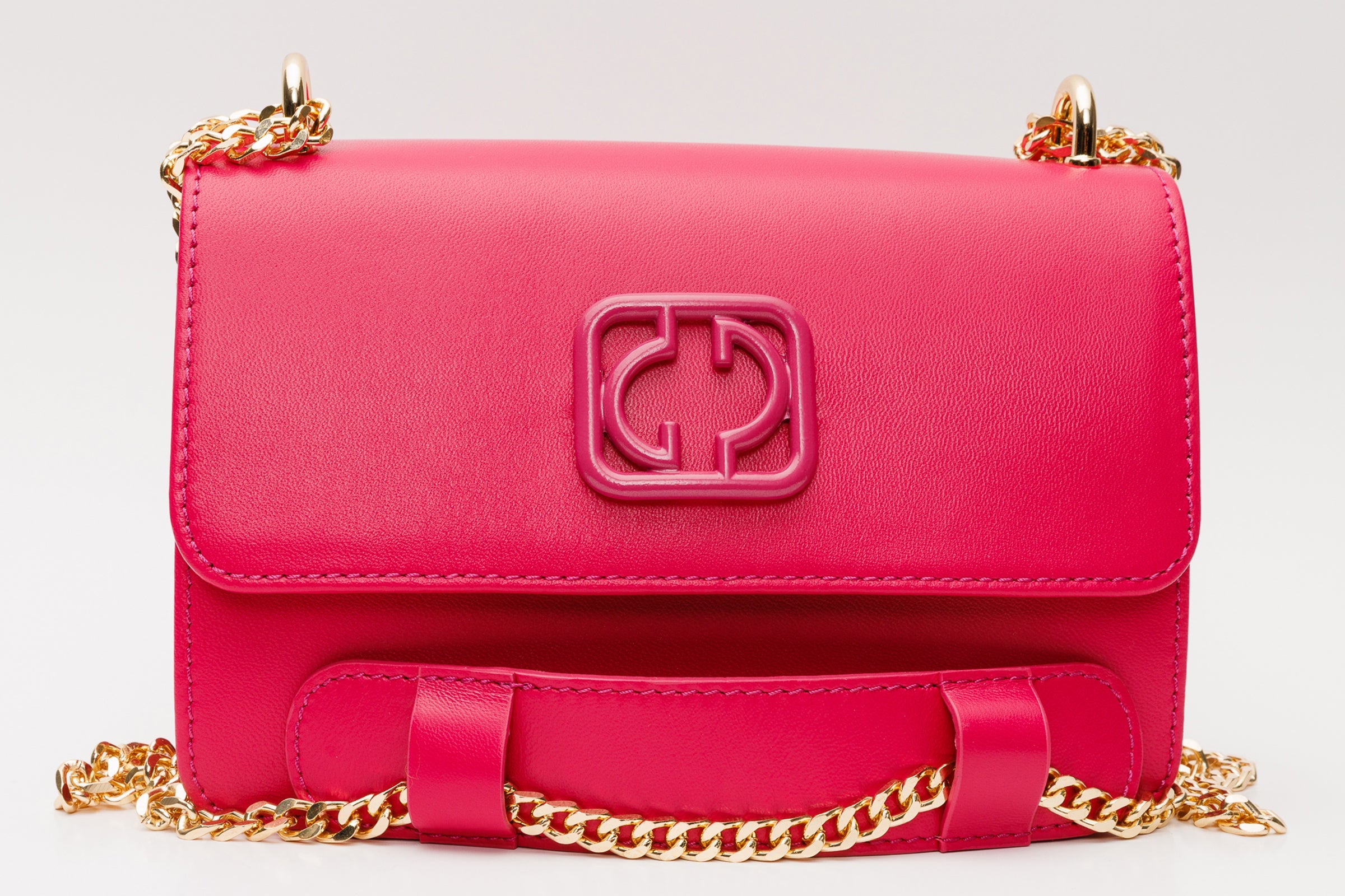 The Maneadero Fuchsia Leather Handbag